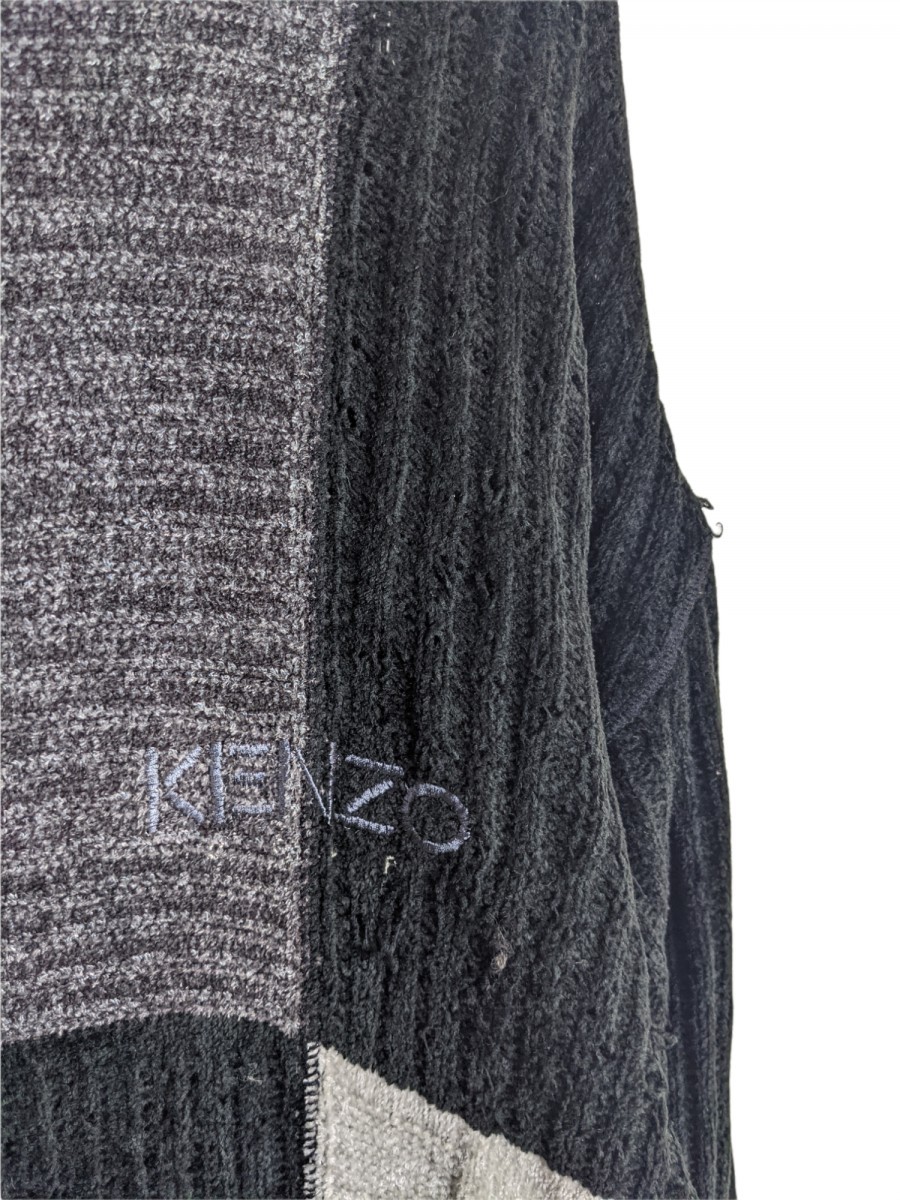Golf Patchwork Knitwear Sweater Jacket - 8