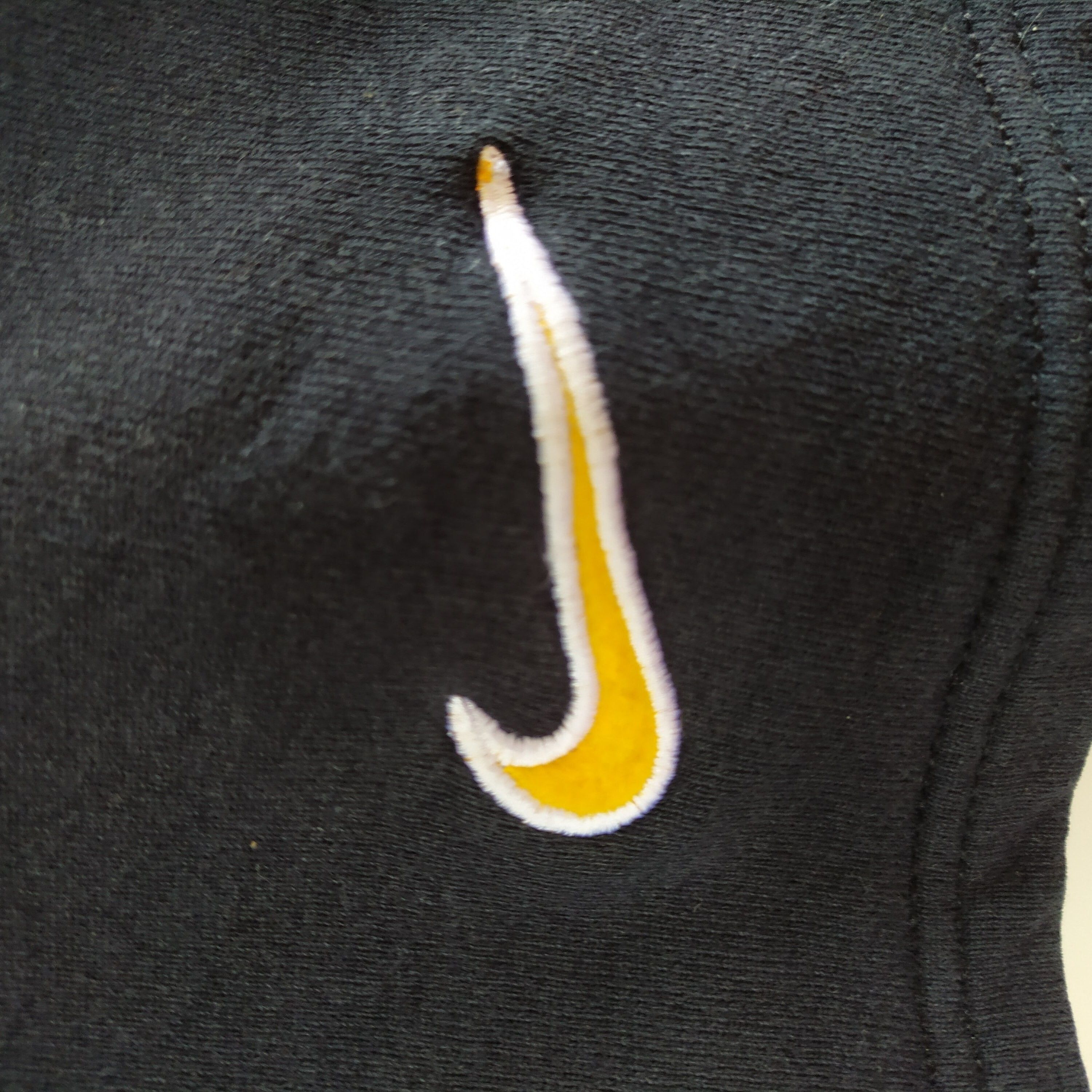 Rare!!!Vintage 90s Nike Swoosh Embroidered Logo Sweatshirt - 5