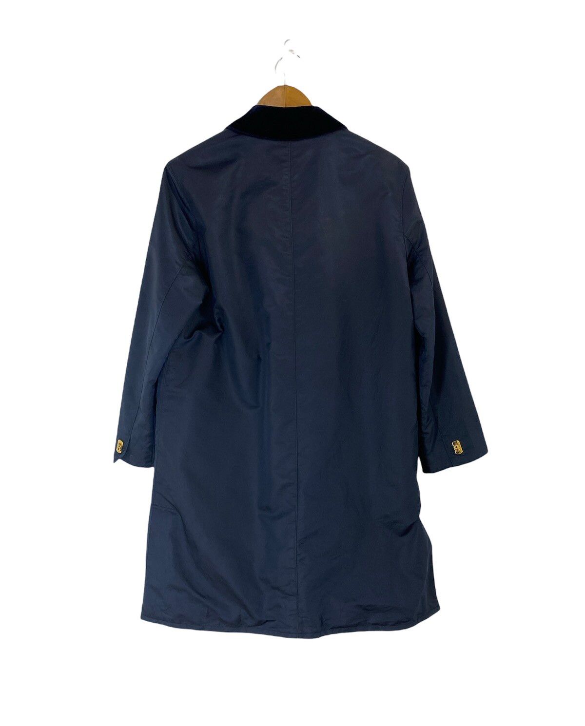 Burberry Long Jacket Velvet Collar Design - 2