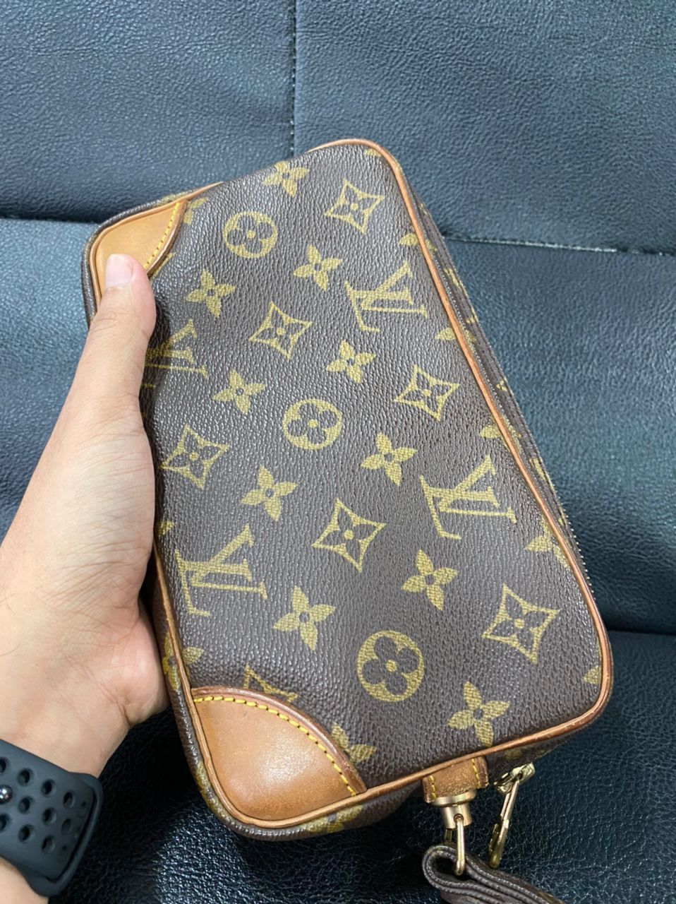 Authentic LOUIS VUITTON Mrlyn Dragon Clucth Bag - 10