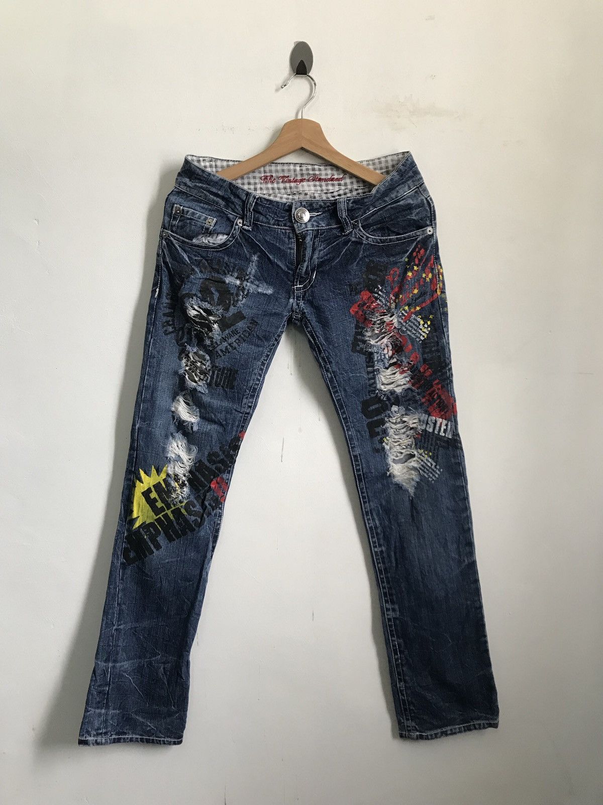 Distressed Denim - Witty Pitty Japanese Brand Denim Jeans - 1