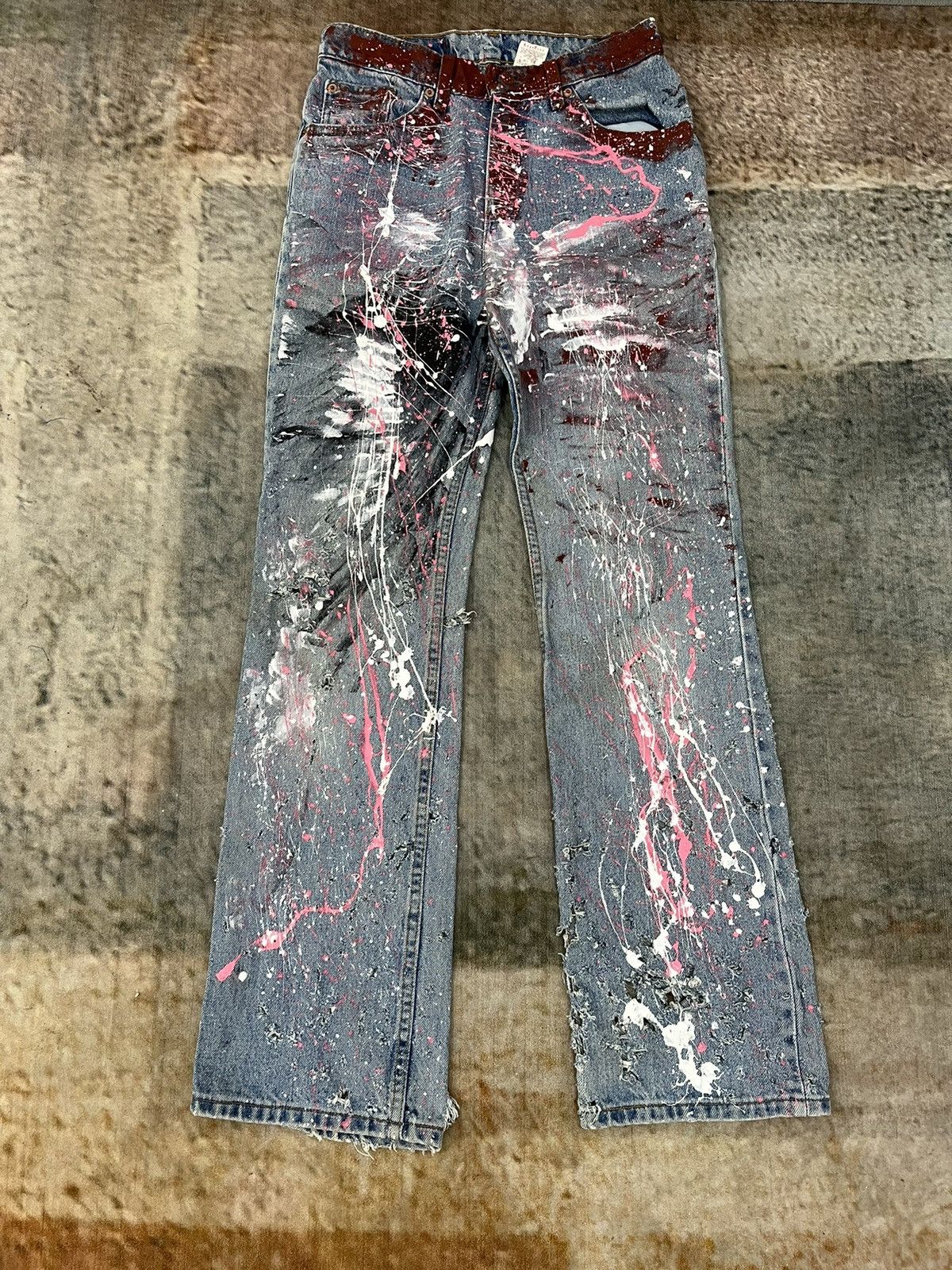 💥Vintage Flare Destroy Levis - 1