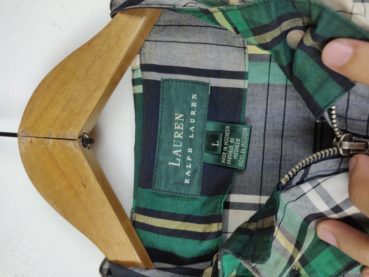 Lauren By Ralph Lauren - Vintage Lauren by Checkered Light Jacket - 7