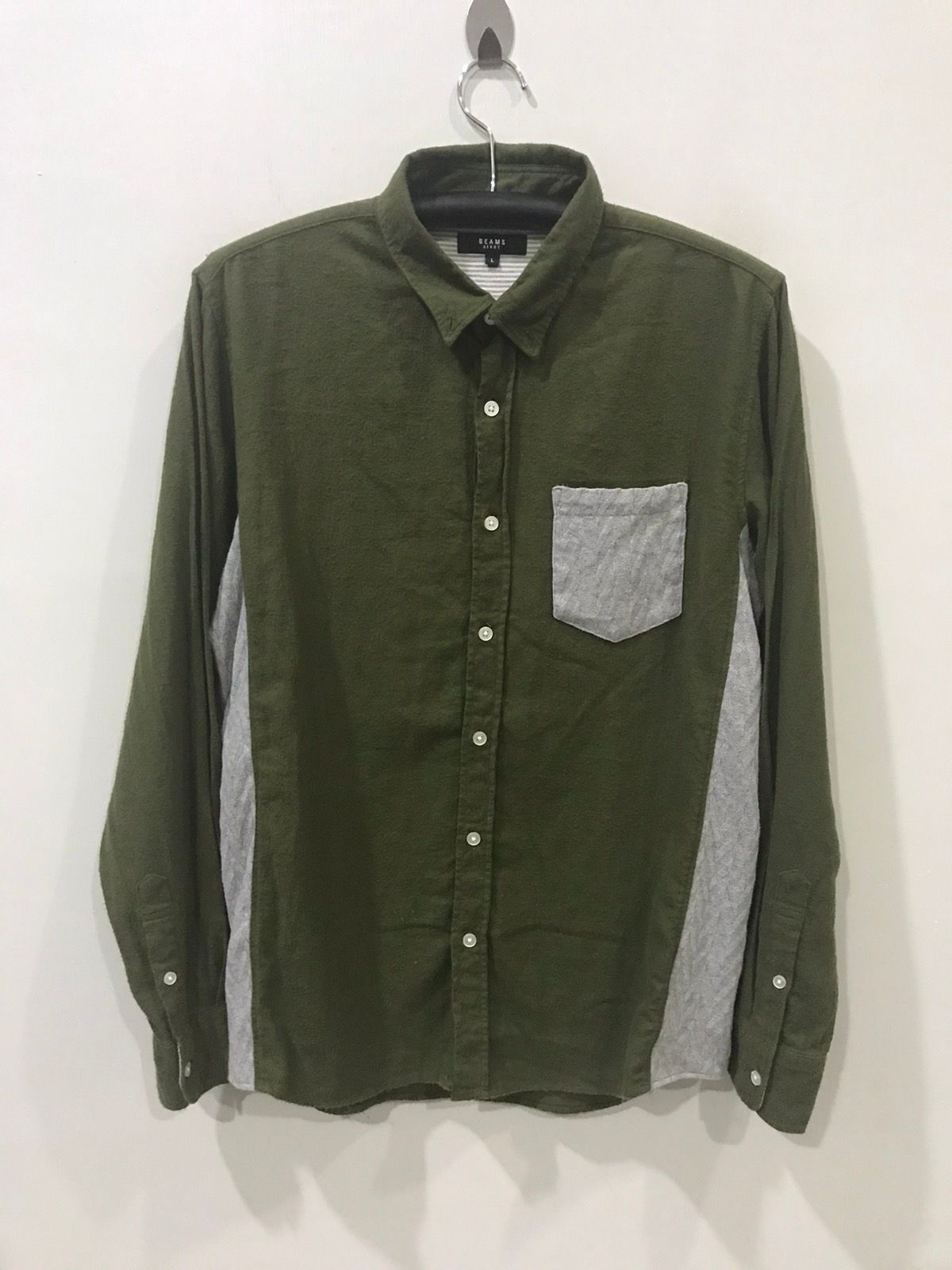 BEAMS HEART Two Tones Shirt - 1