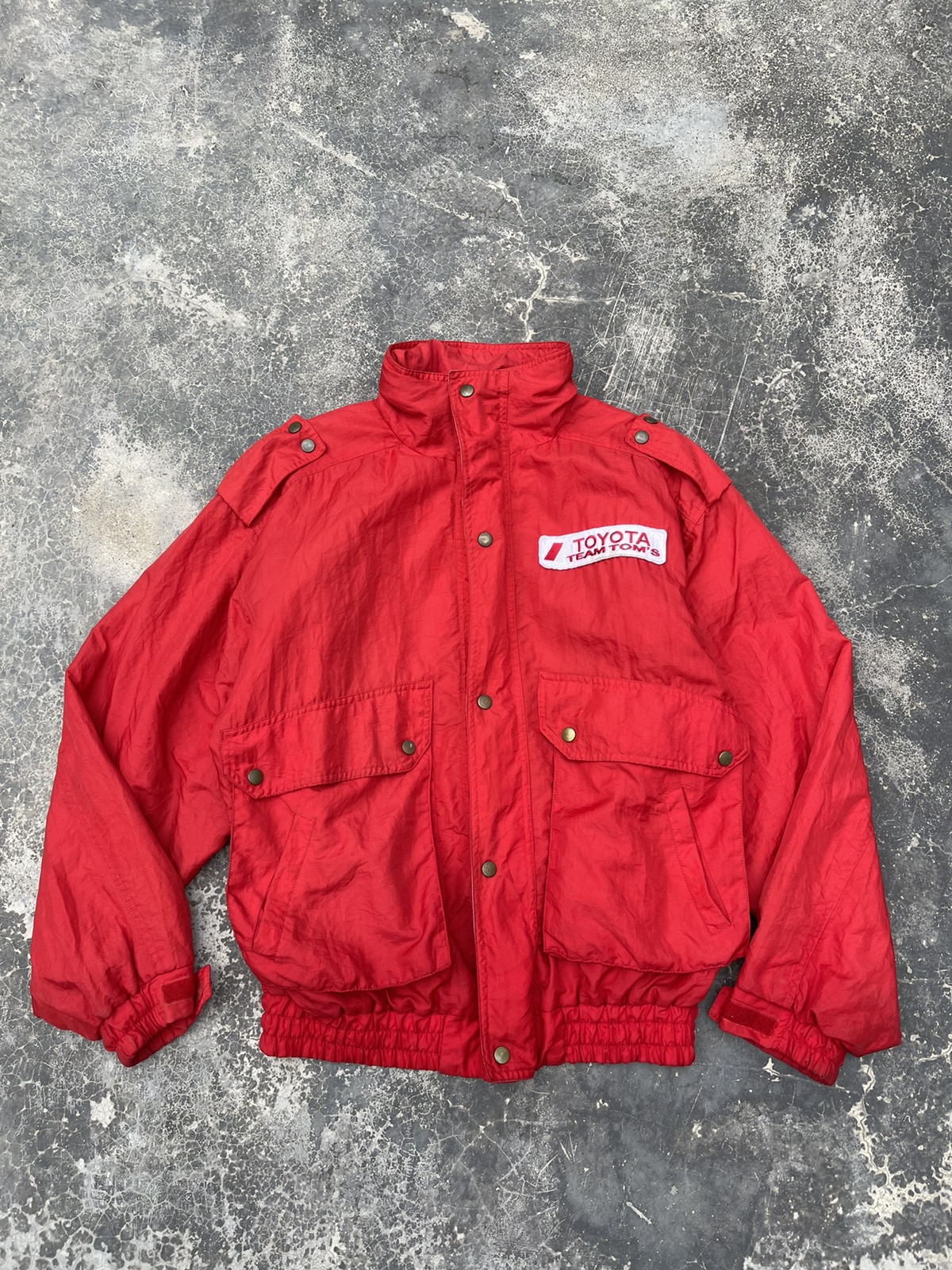 Vintage - 80s Toyota Team Tom’s red light perfomance racing jacket