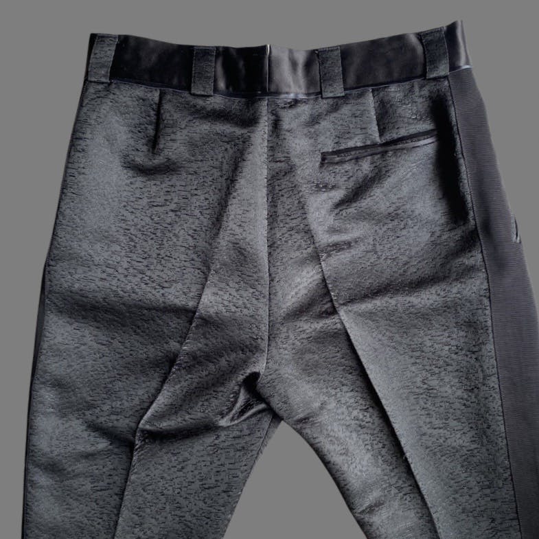 Haider Ackermann Silk Jacquard Pleat Trousers - 4