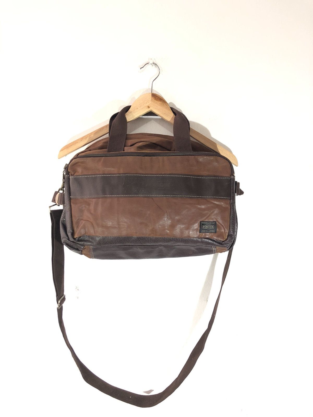 Porter Messenger/ Laptop Bag Material Leather - 1