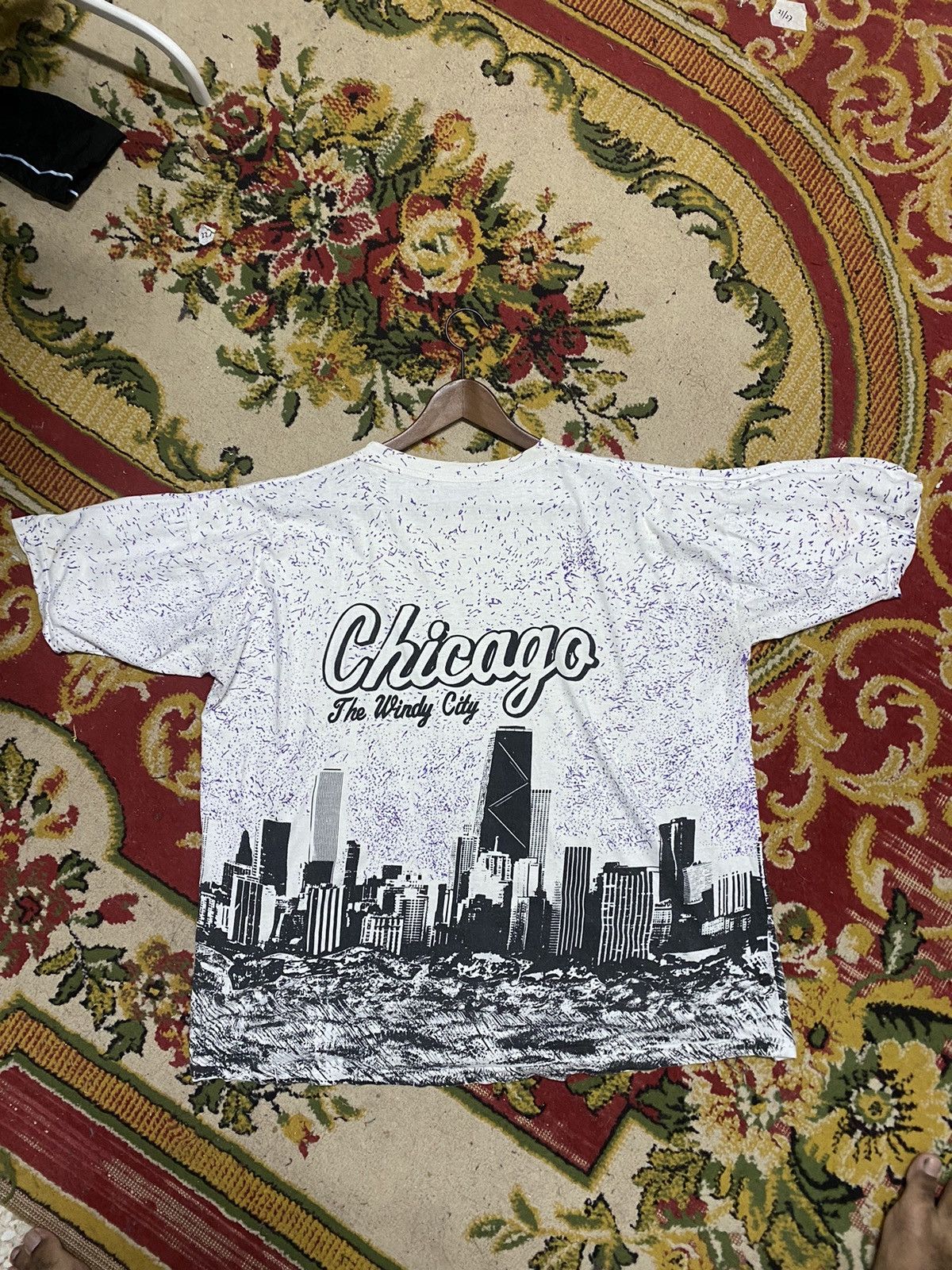 Vintage All Over Print Chicago City - 5