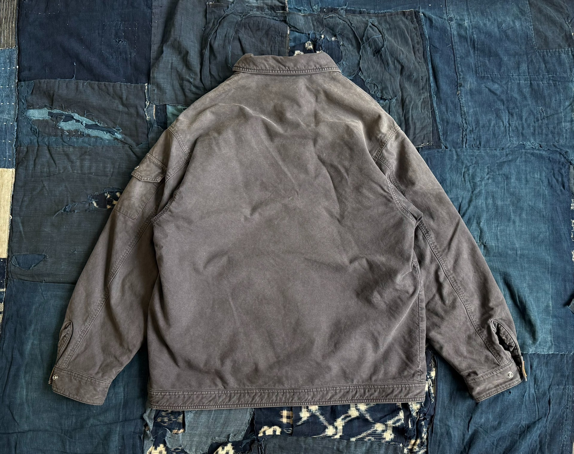 VISVIM 23AW WILLIS BLOUSON FIL Limited distressed leather jacket - 2