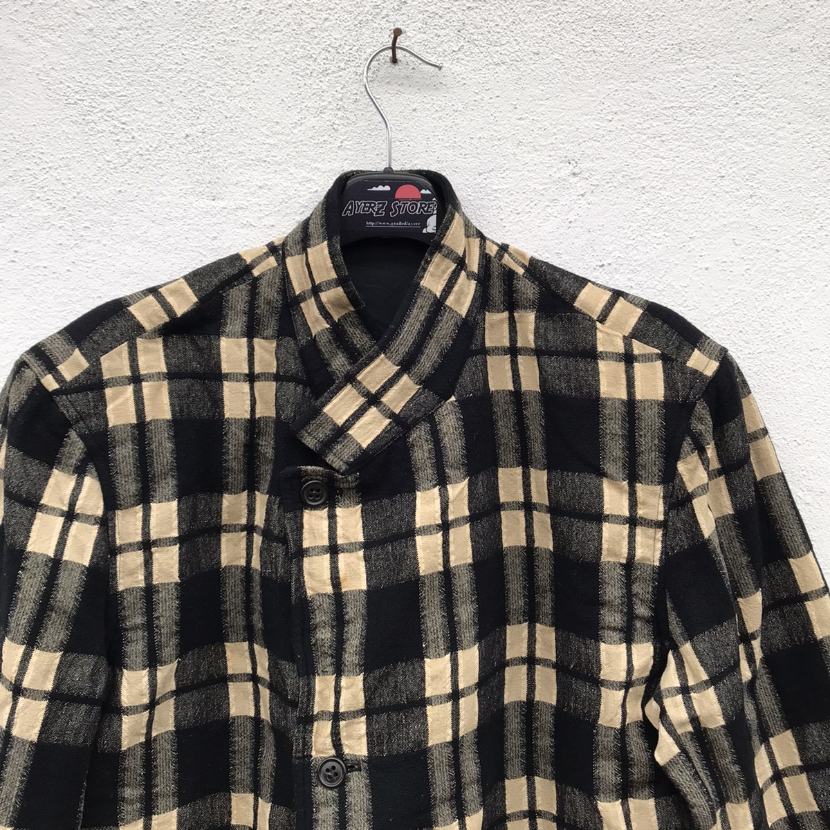 Vintage - Made In Japan Issey Miyake Men Tartan Wool Jackets - 7