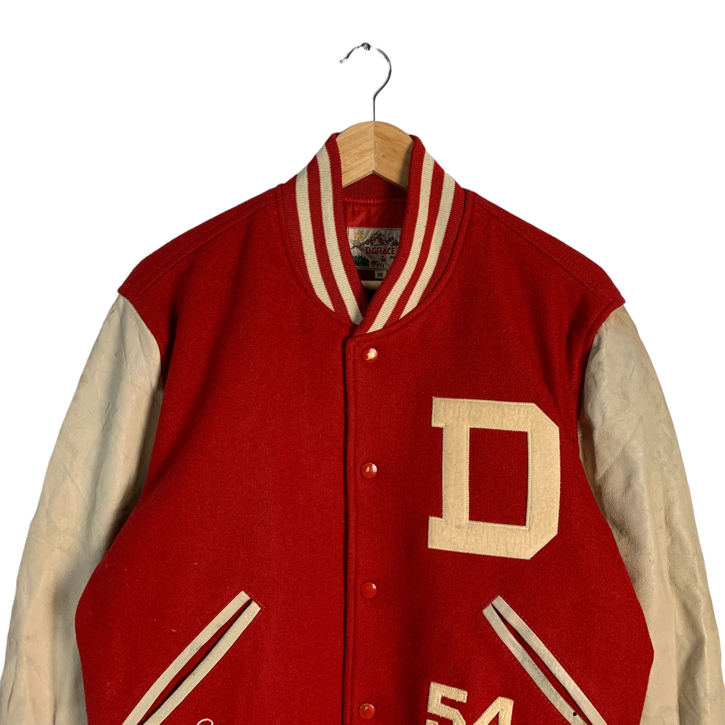 Japanese Brand - D. Grace Calif Hockey Varsity Jacket - 9