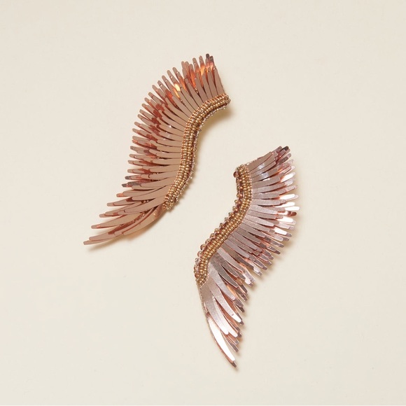 Mignonne Gavigan Madeline Pearly Wing Earring in Rose Gold - 3