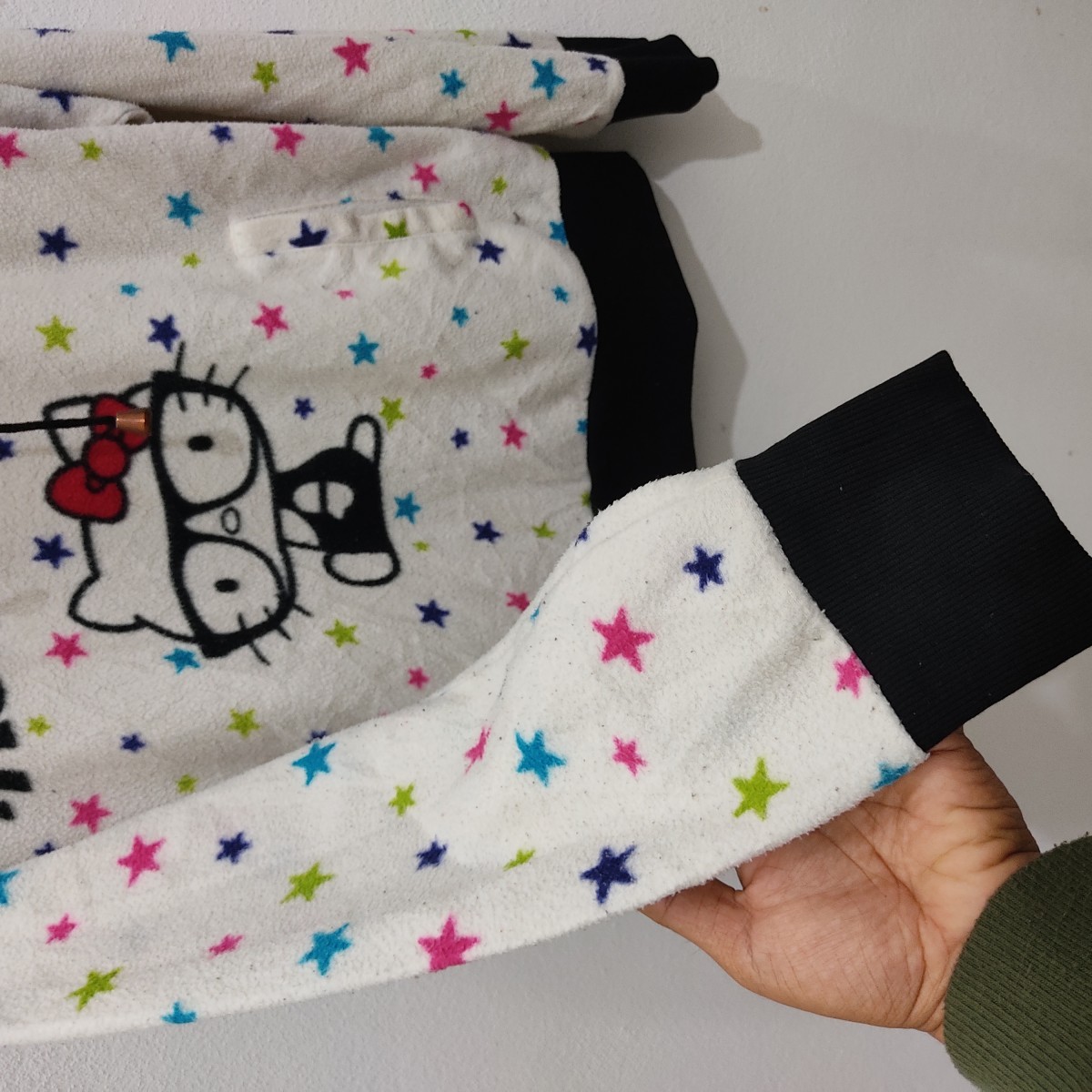 Cartoon Network - Hello Kitty Big Logo Cartoon Anime Manga Japan White Hoodie - 4
