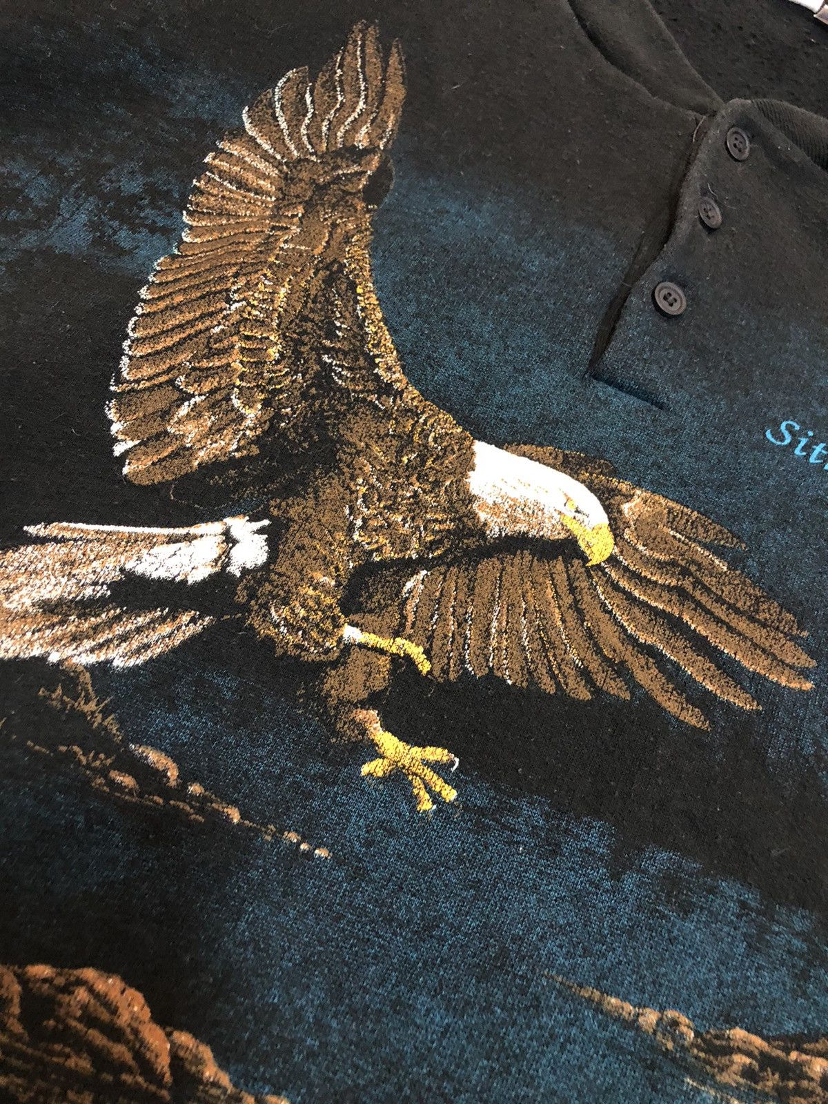 Vintage - Rare Design Eagle ART Unlimited 1998 Sweatshirt - 11