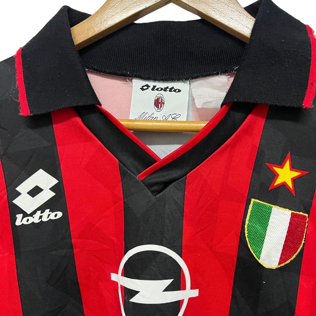 Vintage 1994-1995 AC Milan Home Jersey (M) - 5