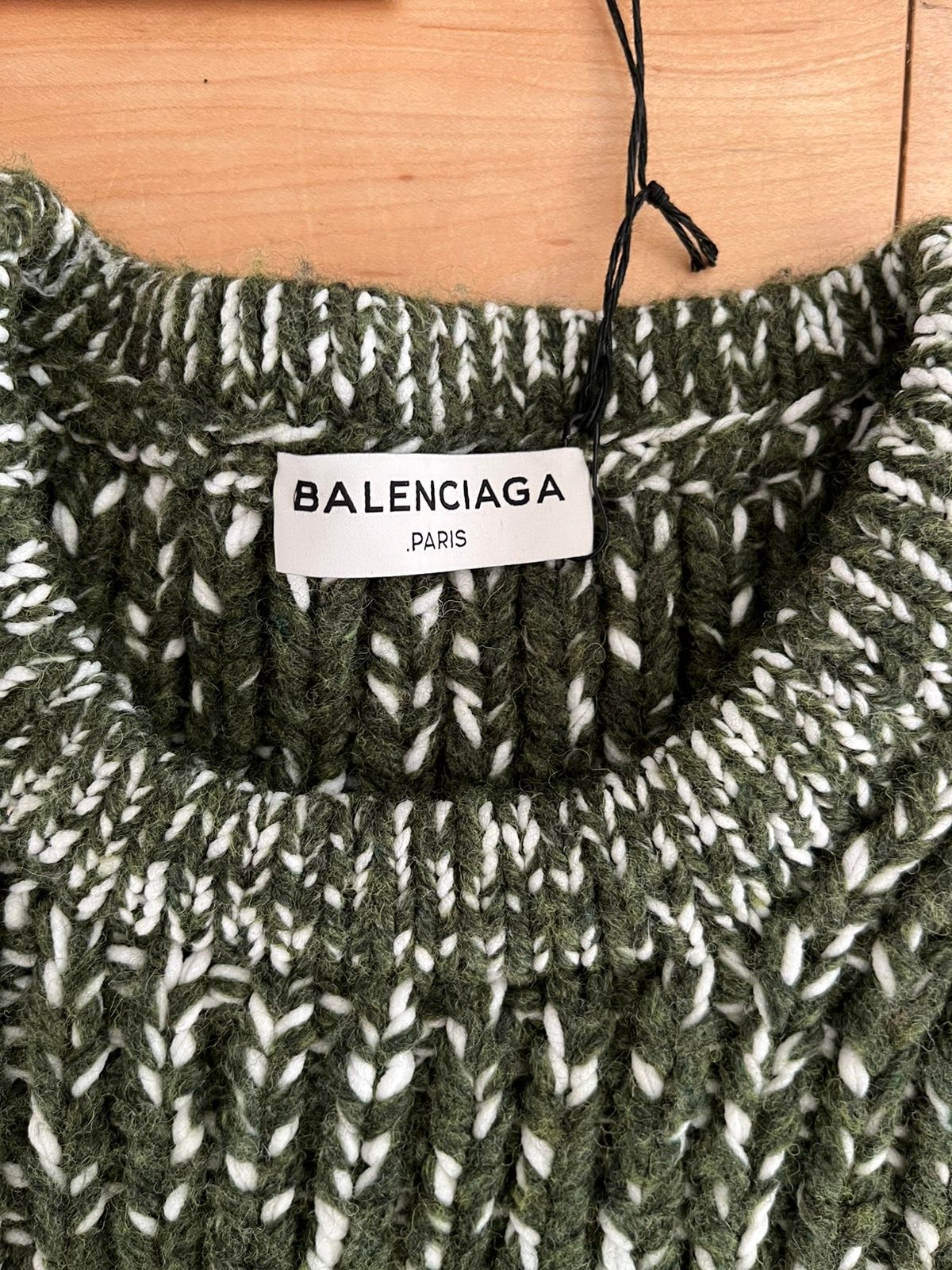 NWT - Balenciaga Marbled Heavy Knit Sweater - 4