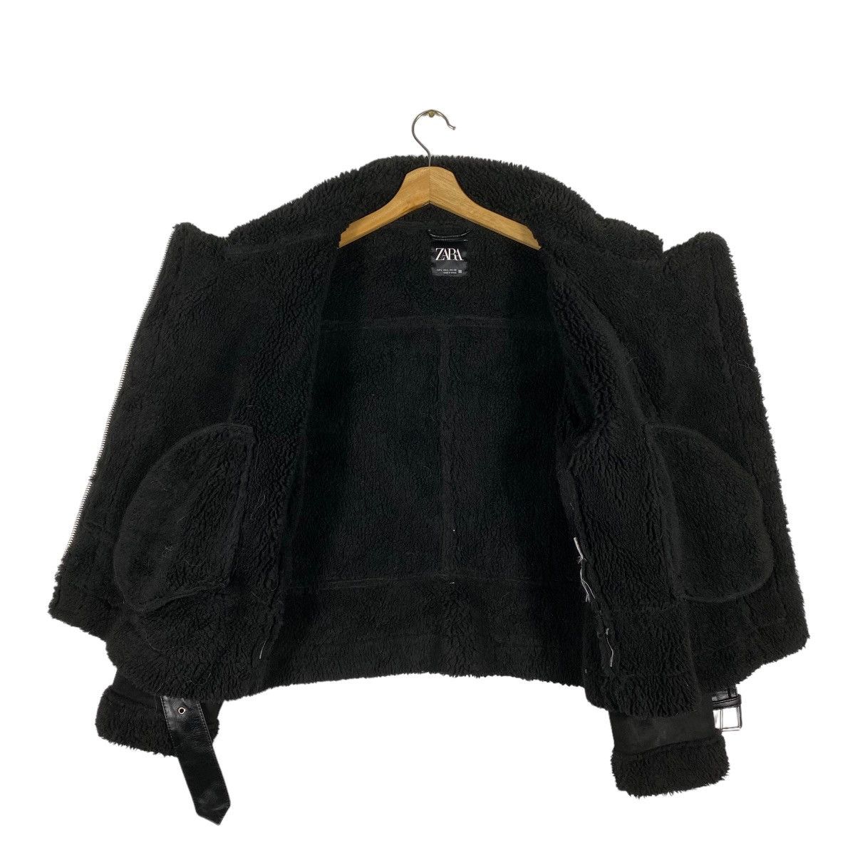 Zara Black Faux Suede Jacket - 6