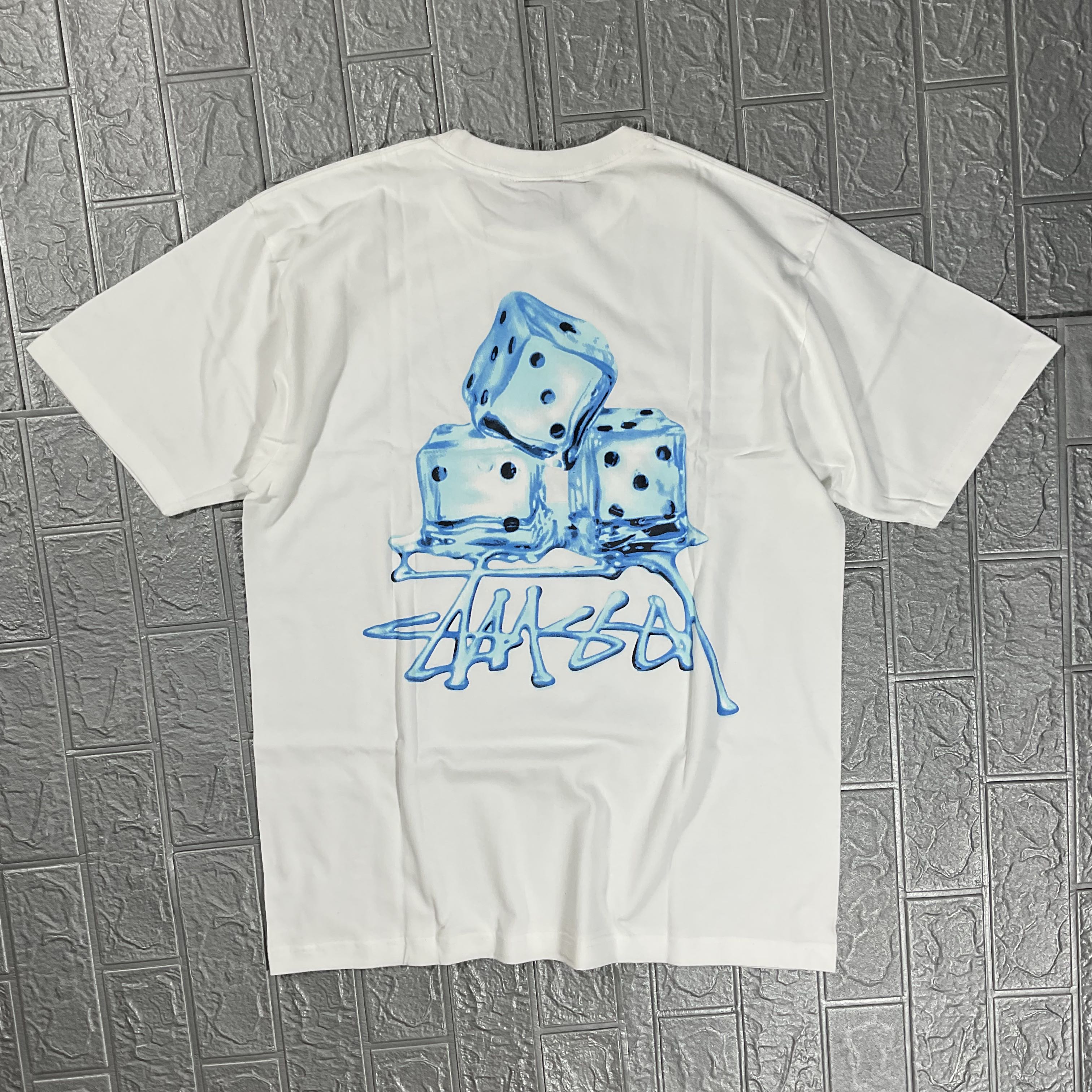 Stussy Melted Tee White - 1