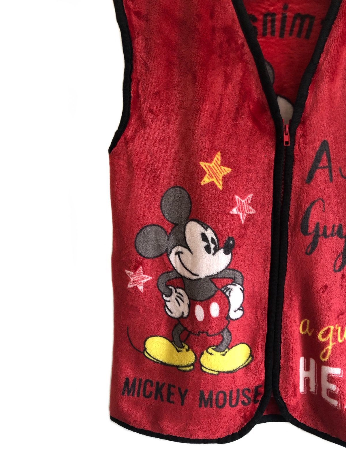 Vintage 80s Mickey Mouse cardigan vests - 4