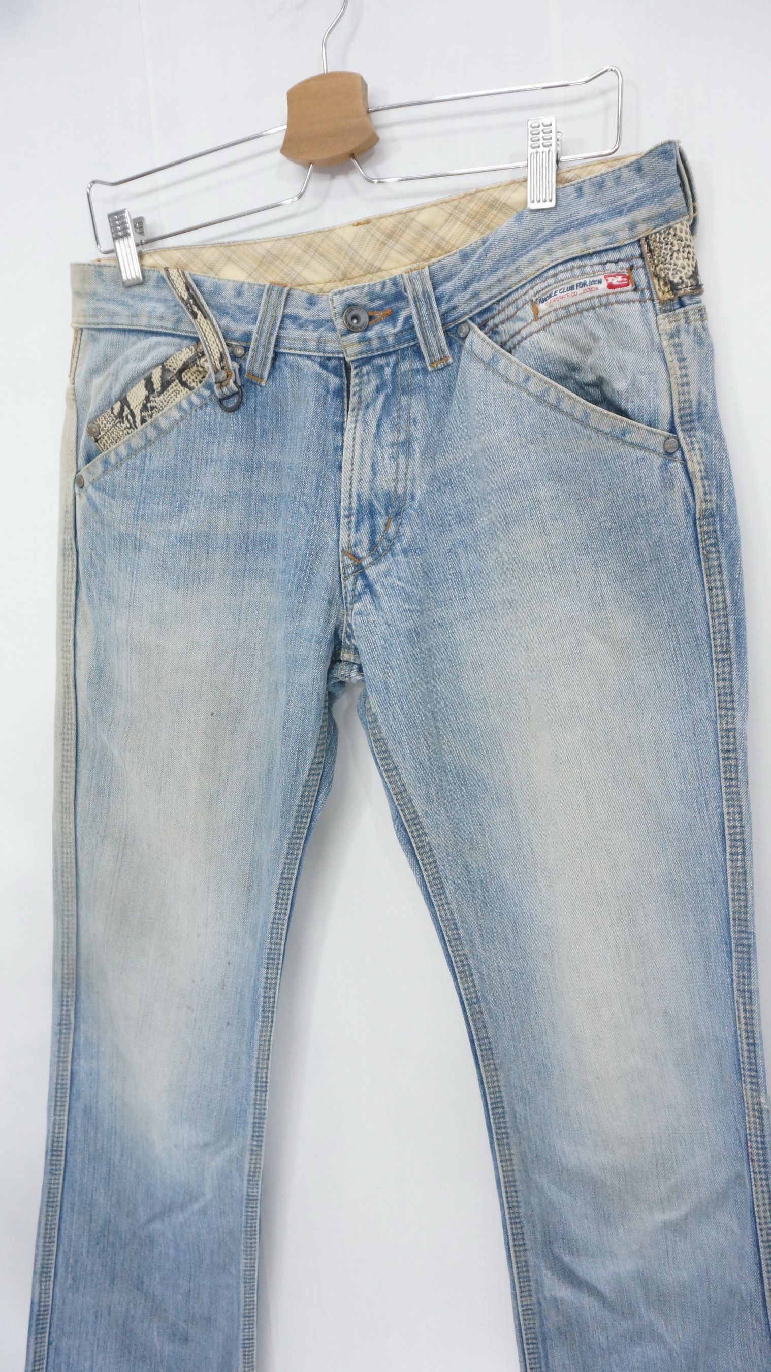 True Vintage Nicole Club For Men Sunfaded Jeans - 5