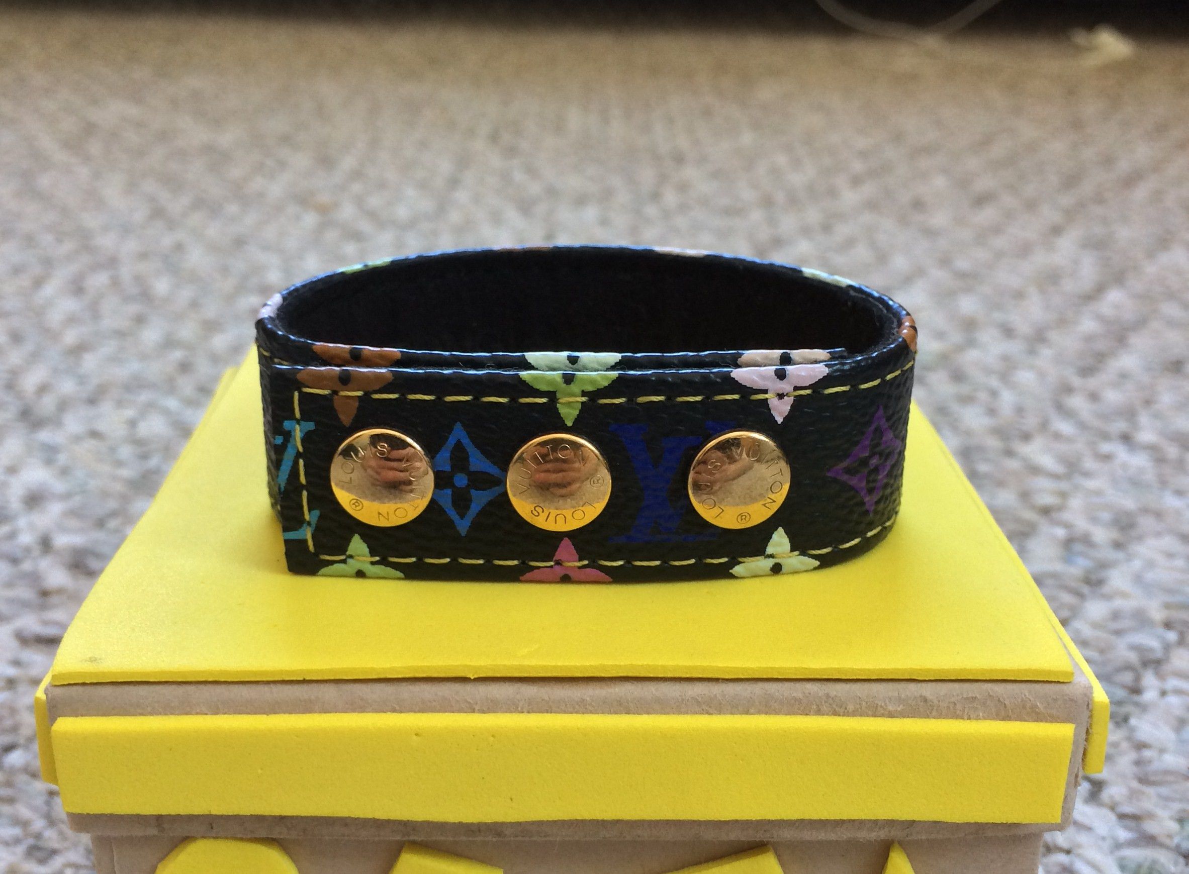 NEW S/S 2003 Louis Vuitton x Murakami VIP Monogram Bracelet - 2