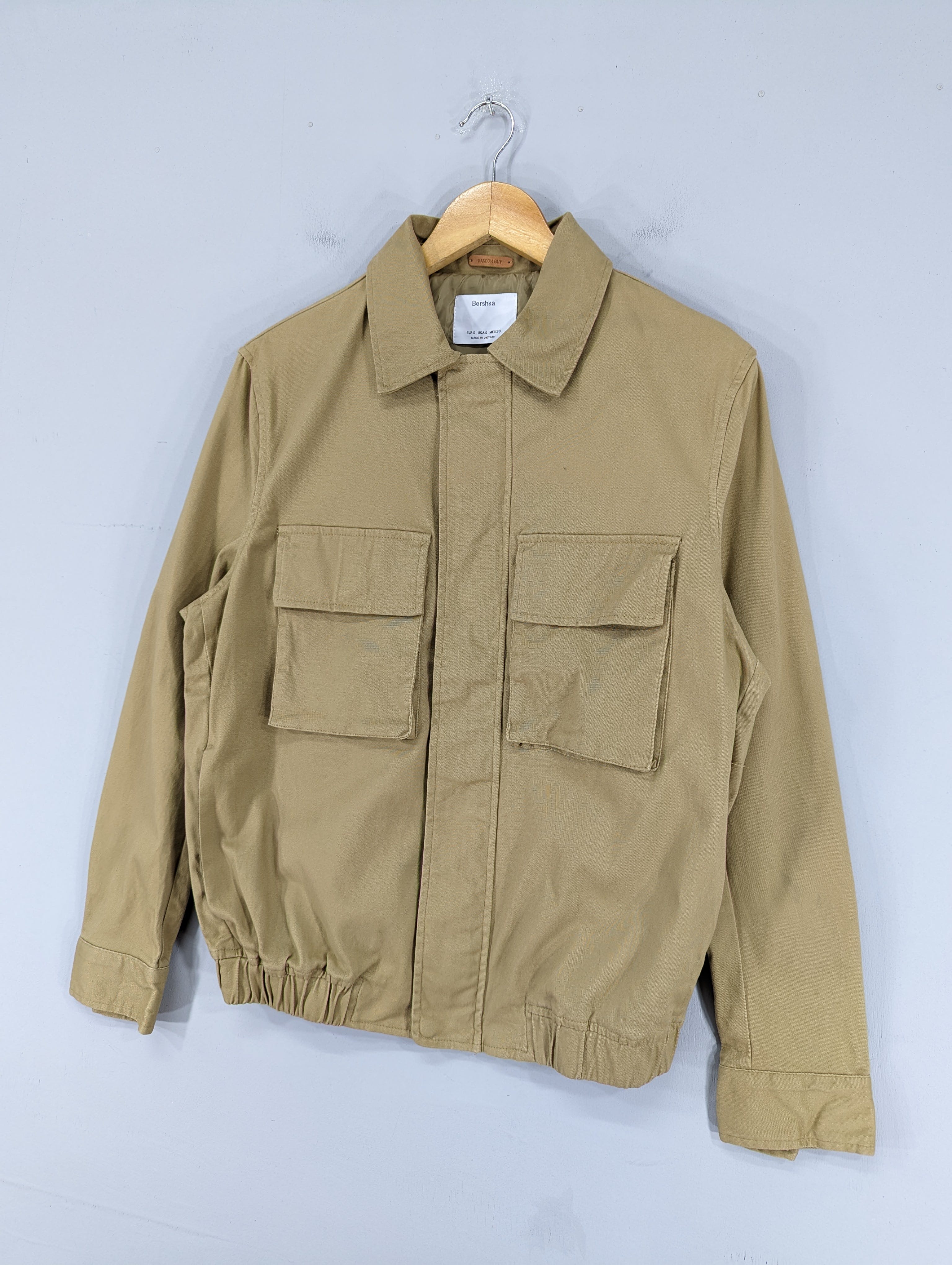 💥RARE💥Bershka Double Pocket Military Style Jacket
