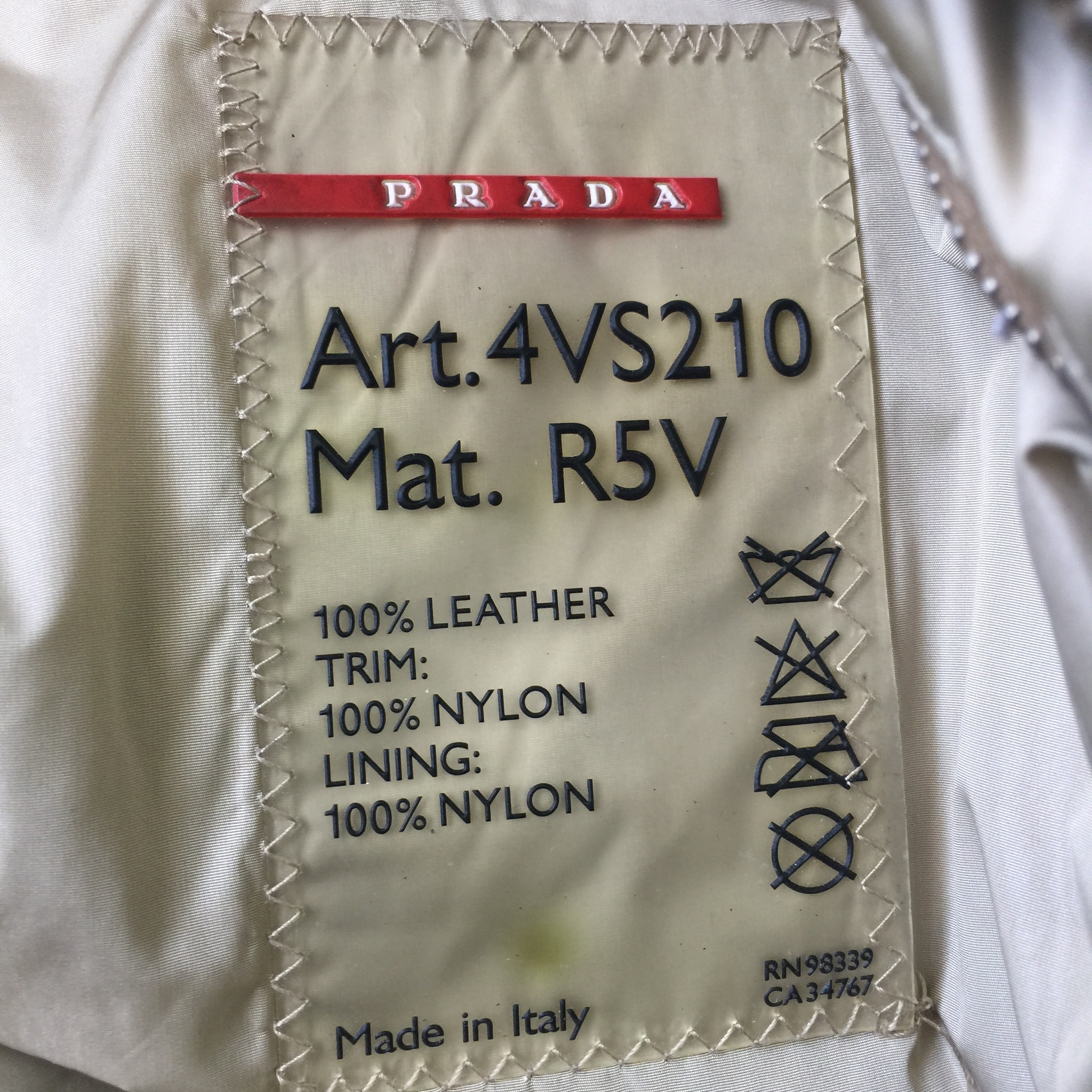 Leather prada bag - 13