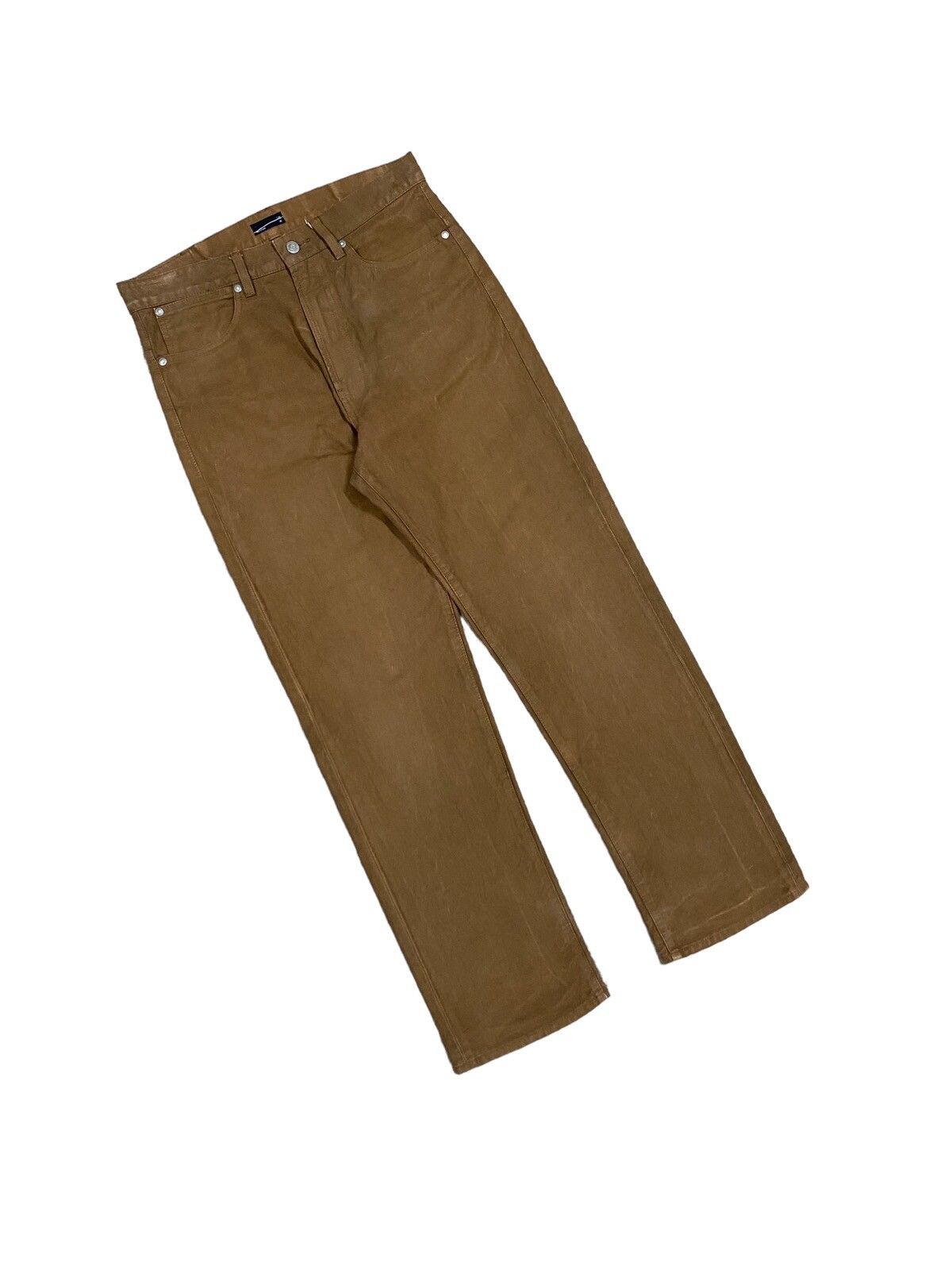 Lad Musician Brown Straight Cup Jeans Made In Japan - 8