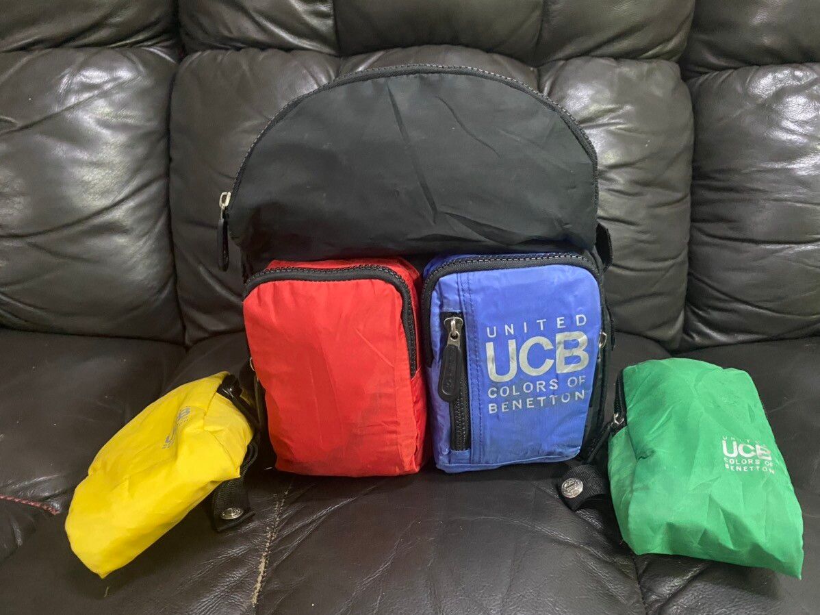 Authentic United Colors Of Benetton Backpack - 3