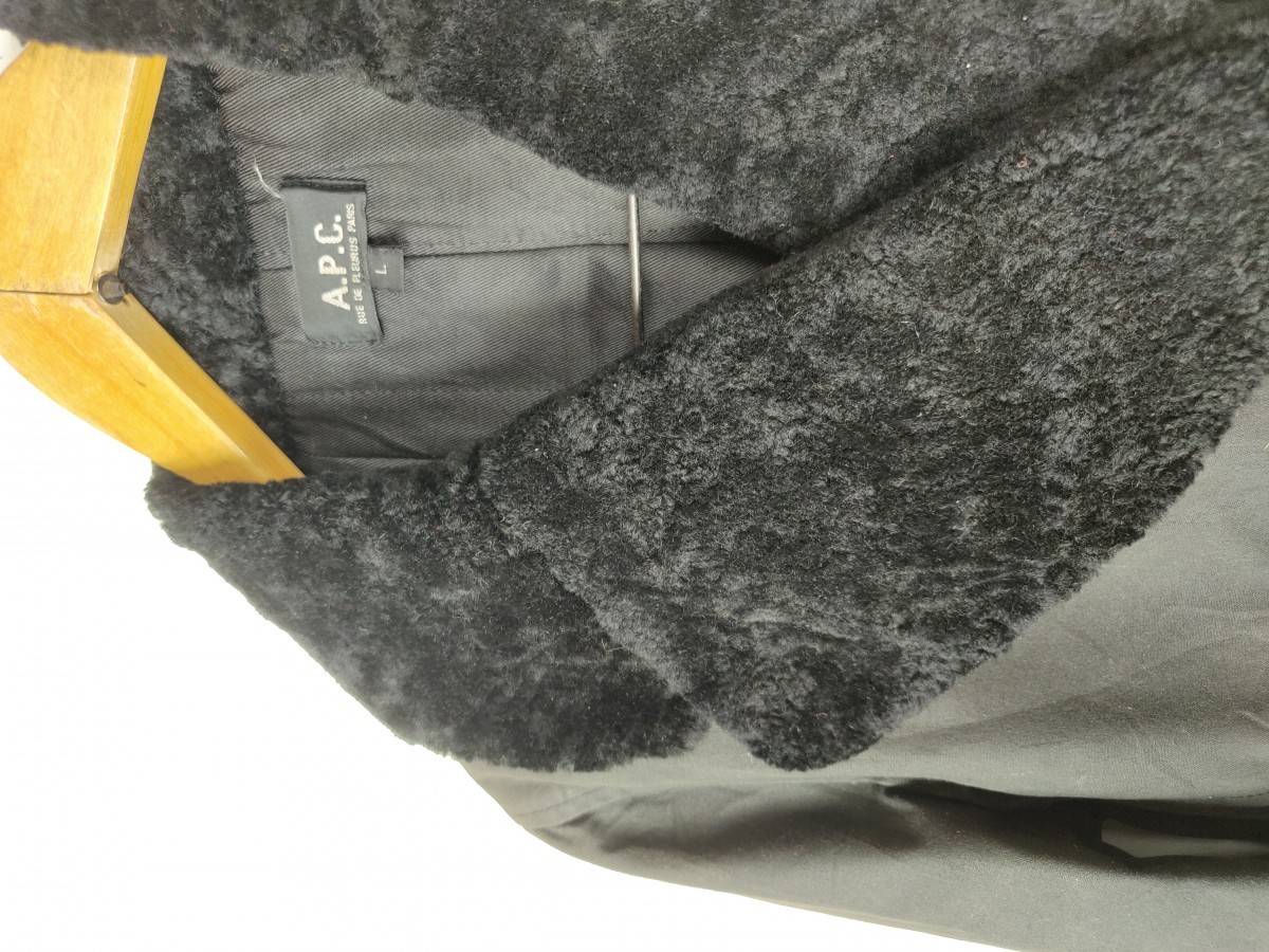 APC Wax Double Breast Jacket Long Coat - 9
