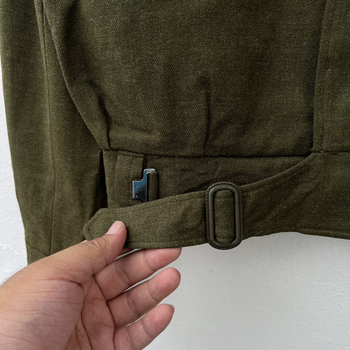 Vintage Levi's Bomber Jacket Military Jacket Army Green Size Small -   Denmark