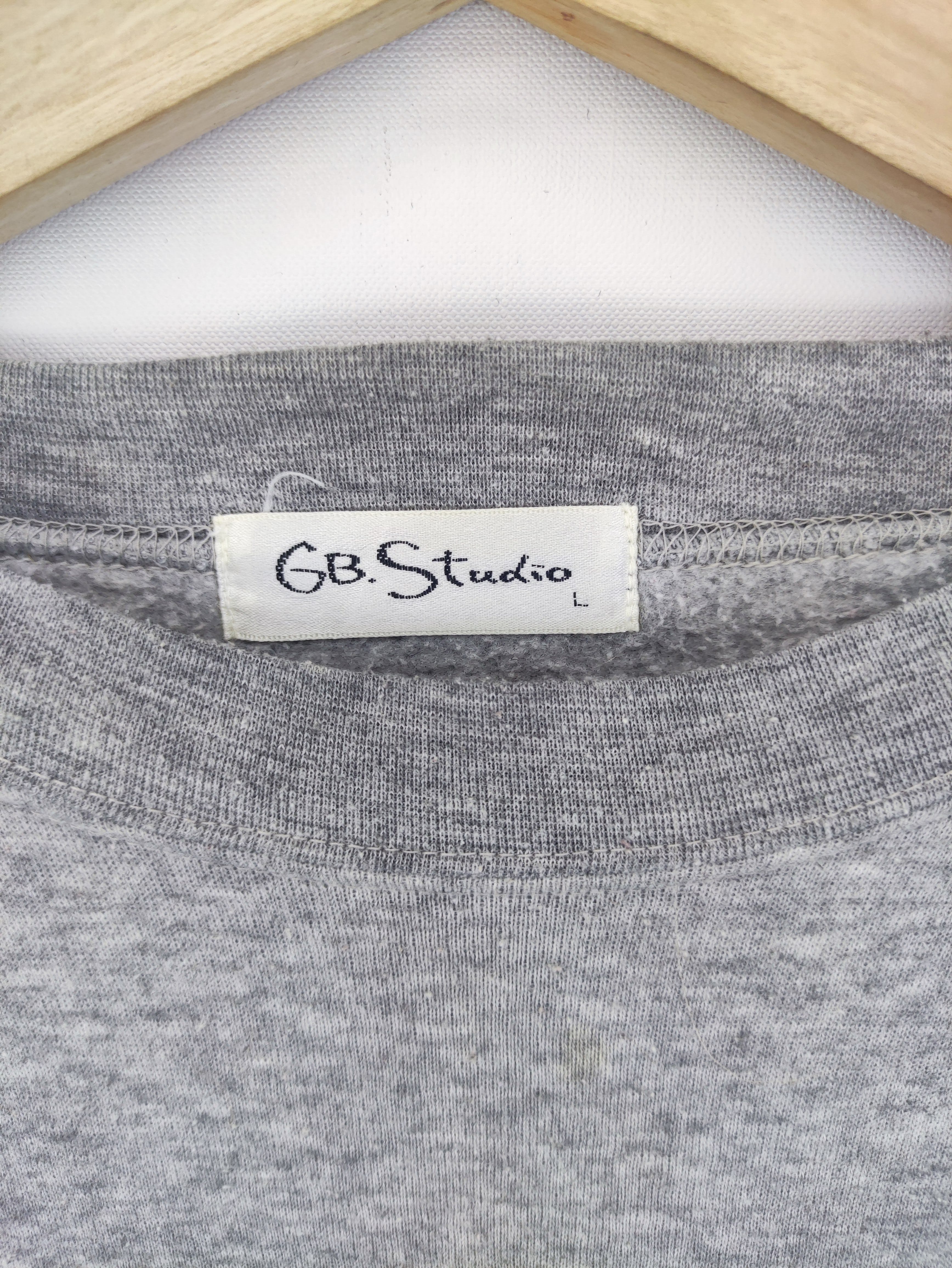 Vintage Sweatshirt Print Logo By GB Studio - 3