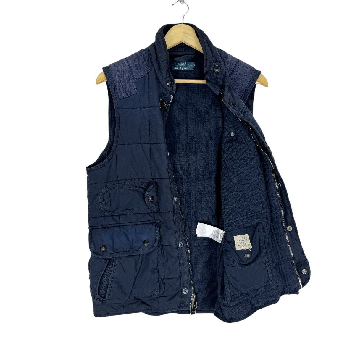🔥POLO RL MARINE UTILITY POCKET QUILTED VEST - 10