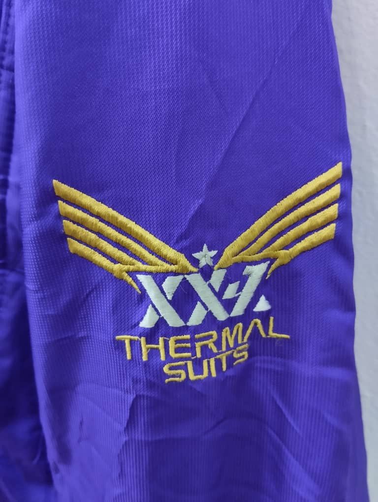 90s RARE Vintage Navy Champion XX-1 Thermal Suits Jacket - 12