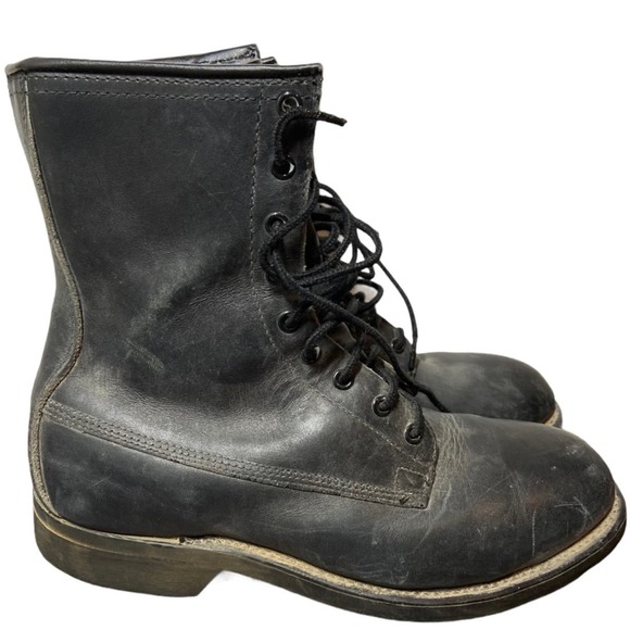 Addison shoe company - Addison shoe co combat boot military work boot 6.5 - 1