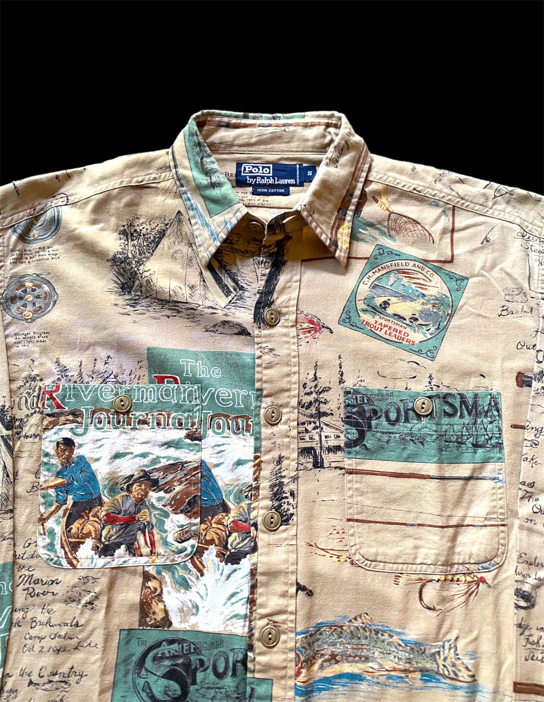 Ralph Lauren Rare ❤️‍🔥 Polo Sportsmans fishing gear
