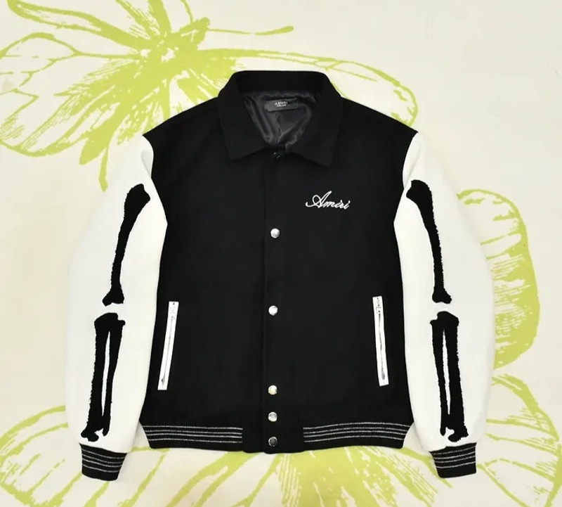 Amori Bones Varsity Jacker - 1