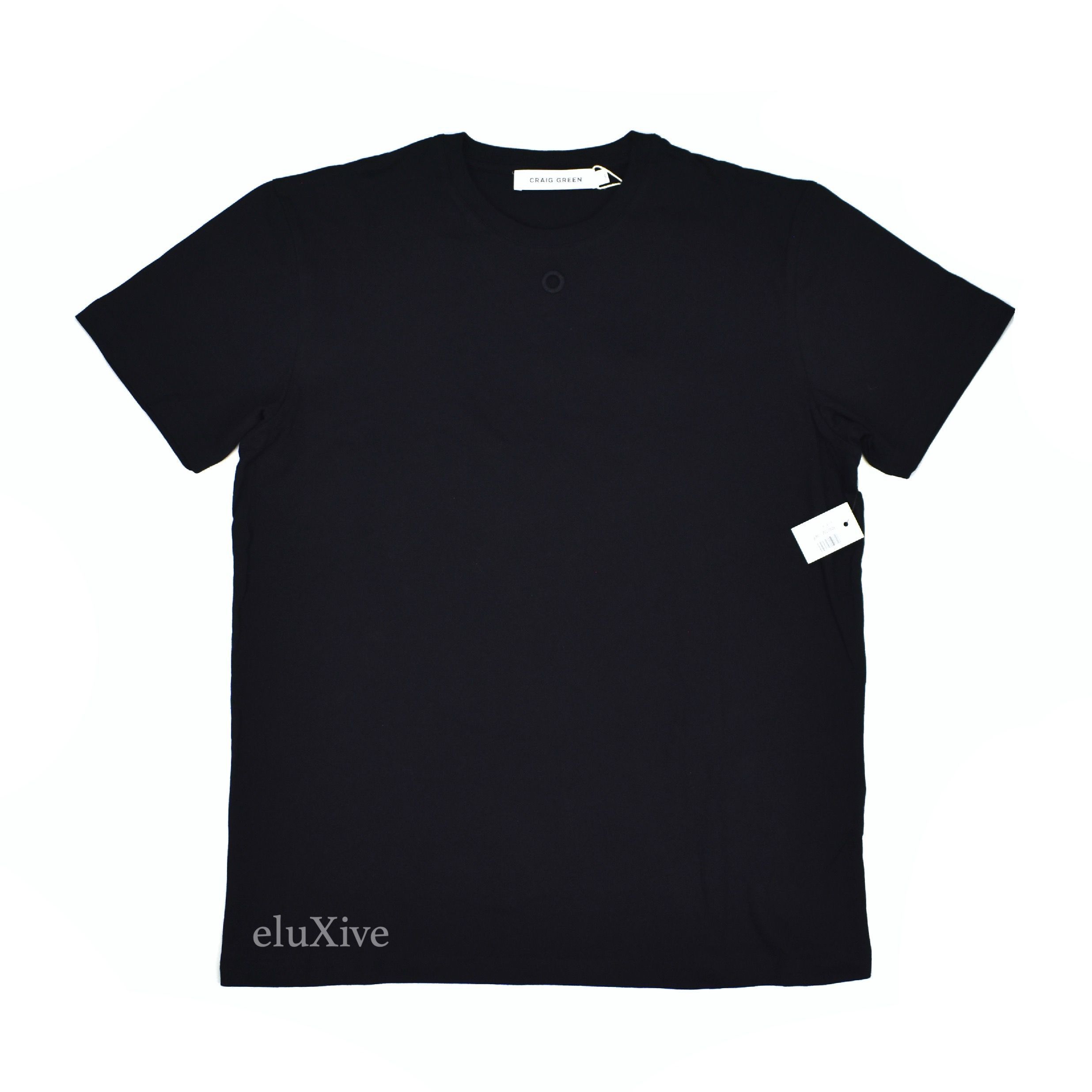 Craig Green Embroidered Hole T-Shirt Black - 1