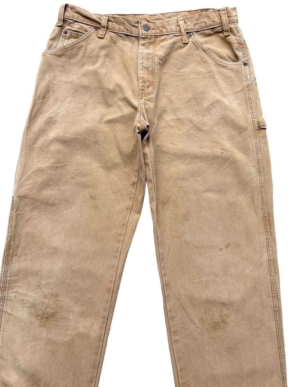 Vintage 90s Dickies Workwear Faded Distressed Baggy Pants - 4