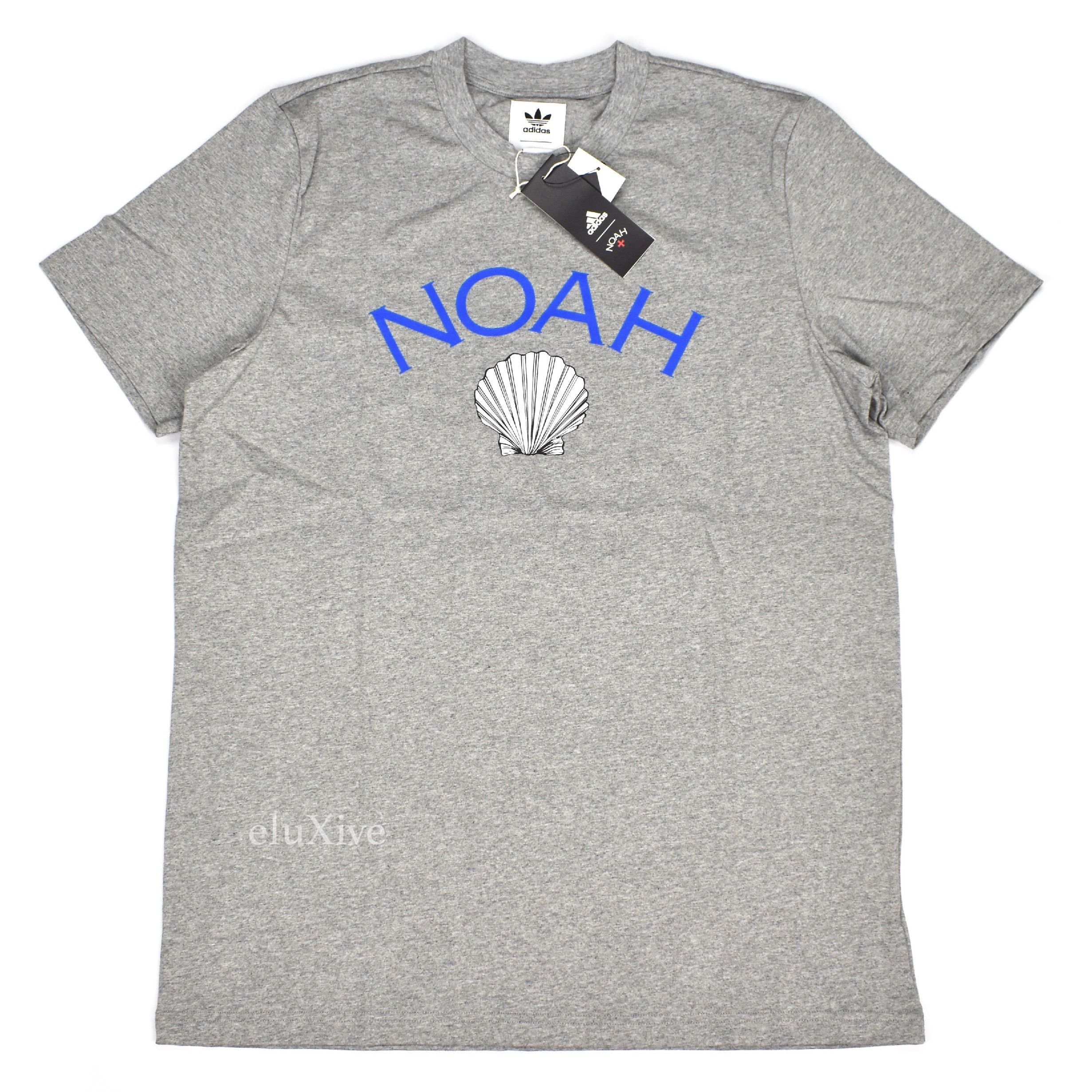 Noah Adidas Shell Core Logo T-Shirt Gray DS - 1