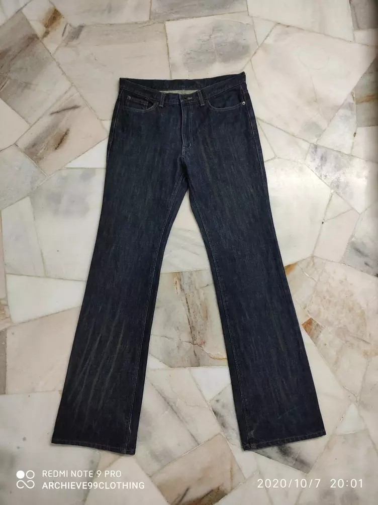 Japanese Brand - 29125 HOMME ROUGH RIDERS painter flare jeans - 12