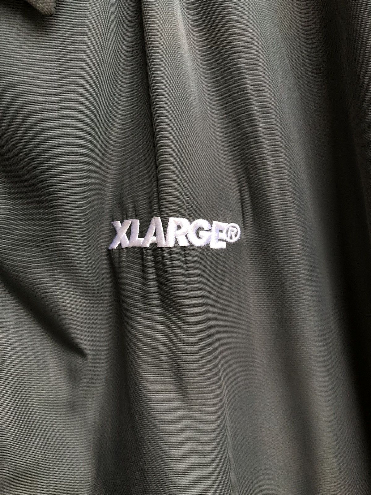 Japanese Brand - Xlarge Embroidery Big Logo Coach Jacket Fleece Lining - 4
