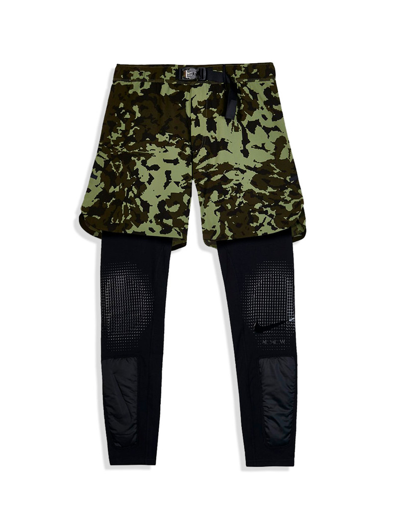 Nike Lab MMW 2 In 1 Techwear Short 'Camo Black' FW23 - 1