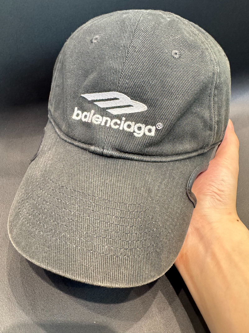 Balenciaga 22SS Baseball Cap Gray - 1