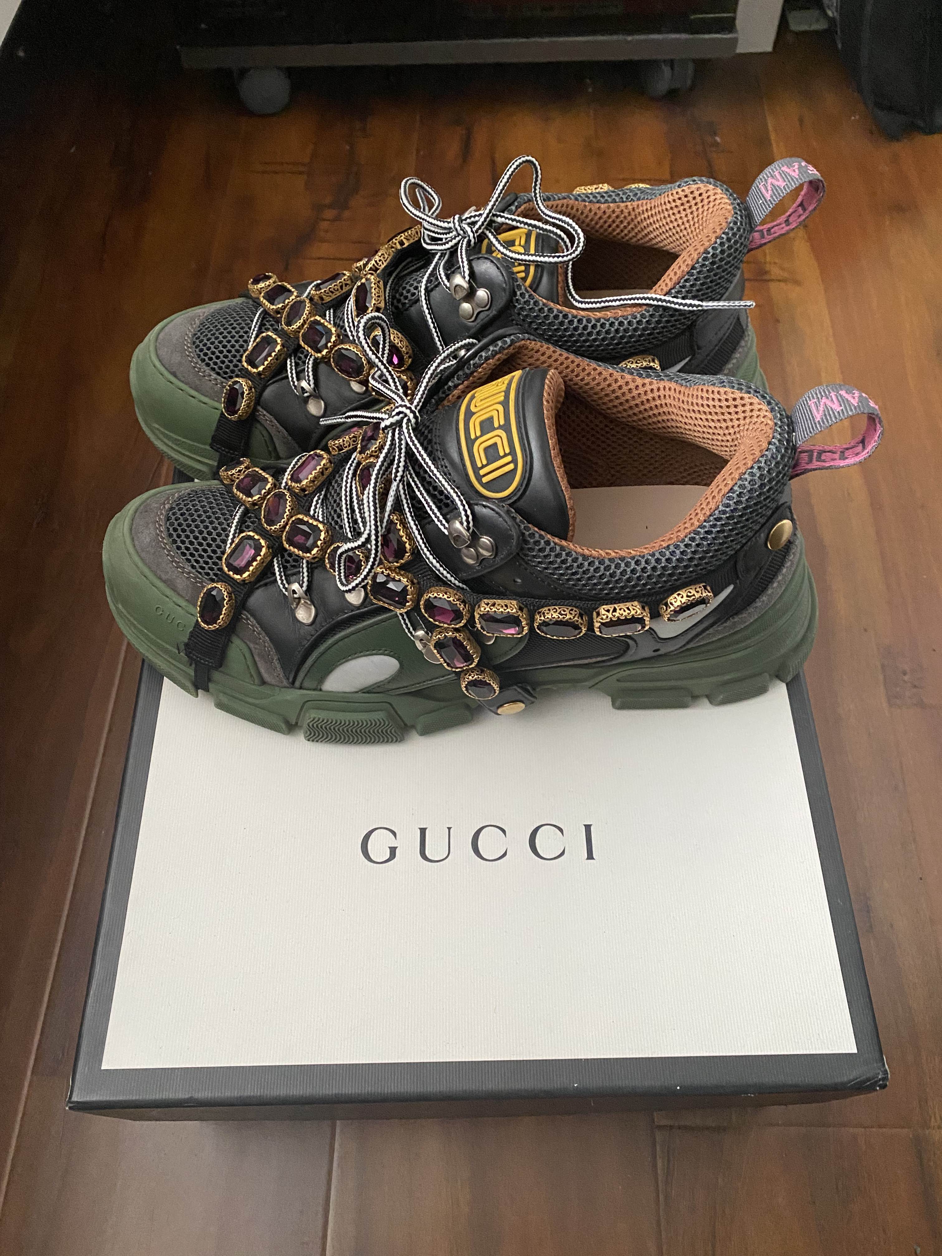 Gucci Flashtrek With Crystals - 3