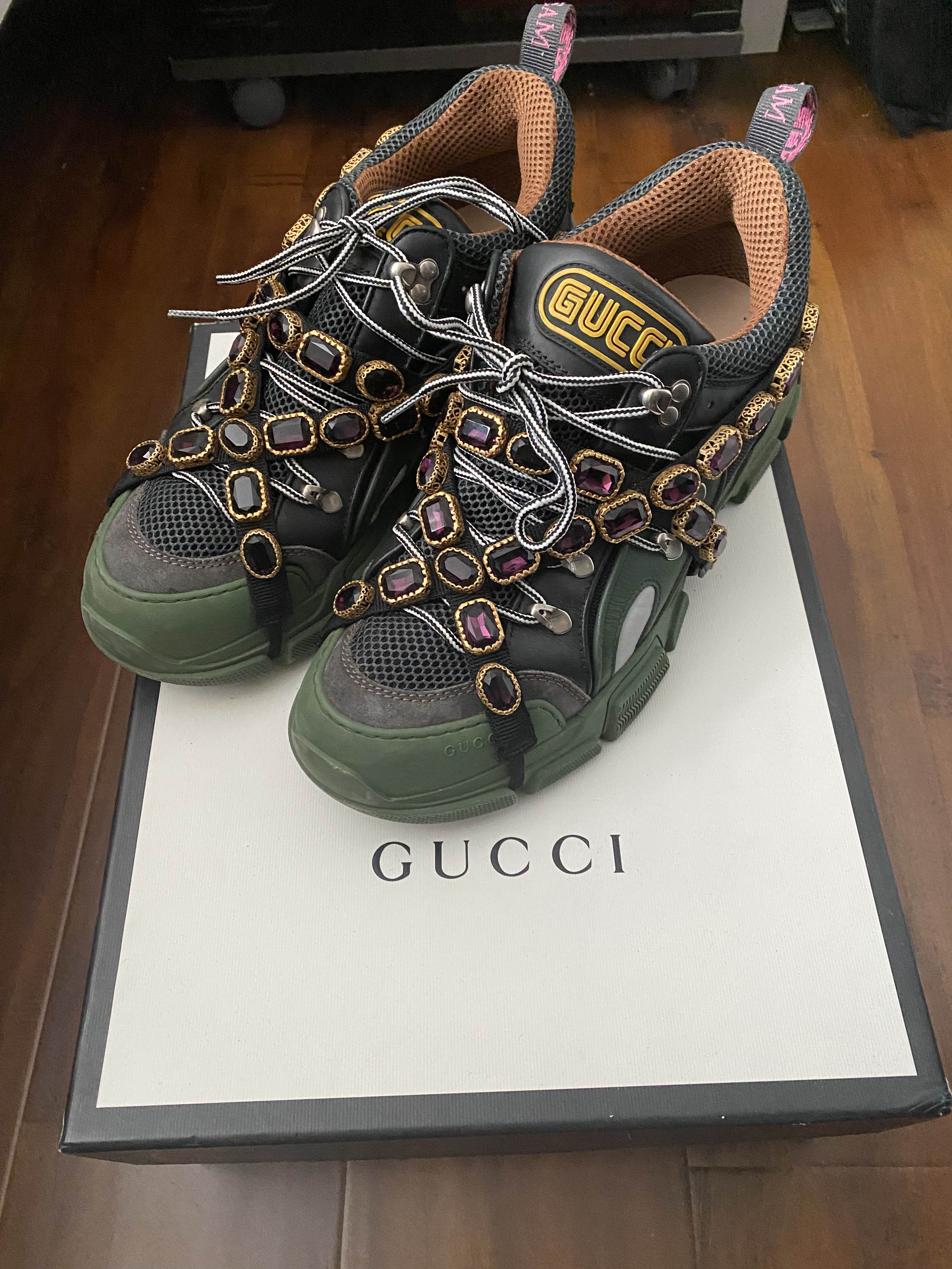 Gucci Flashtrek With Crystals - 2