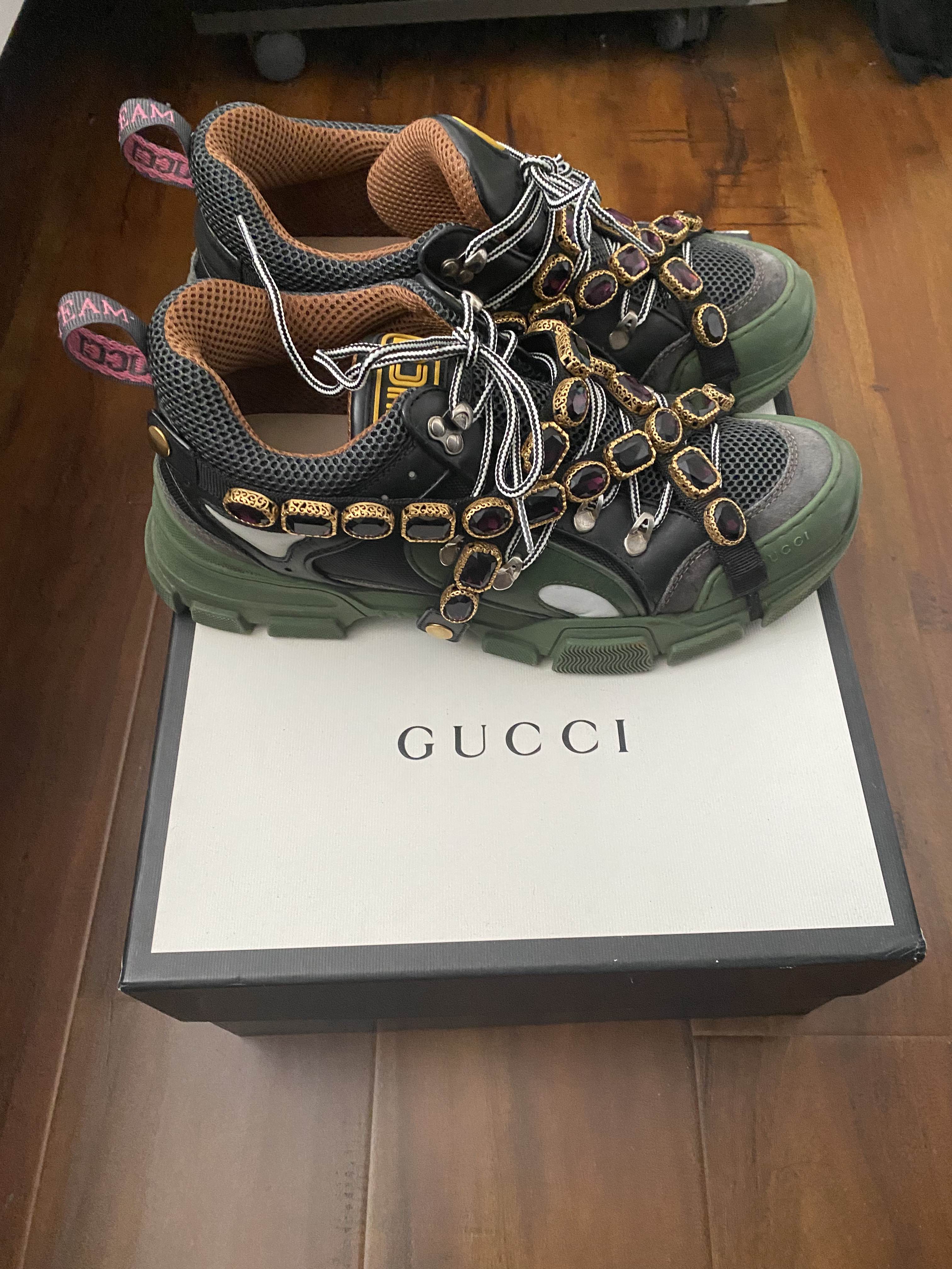 Gucci Flashtrek With Crystals - 4