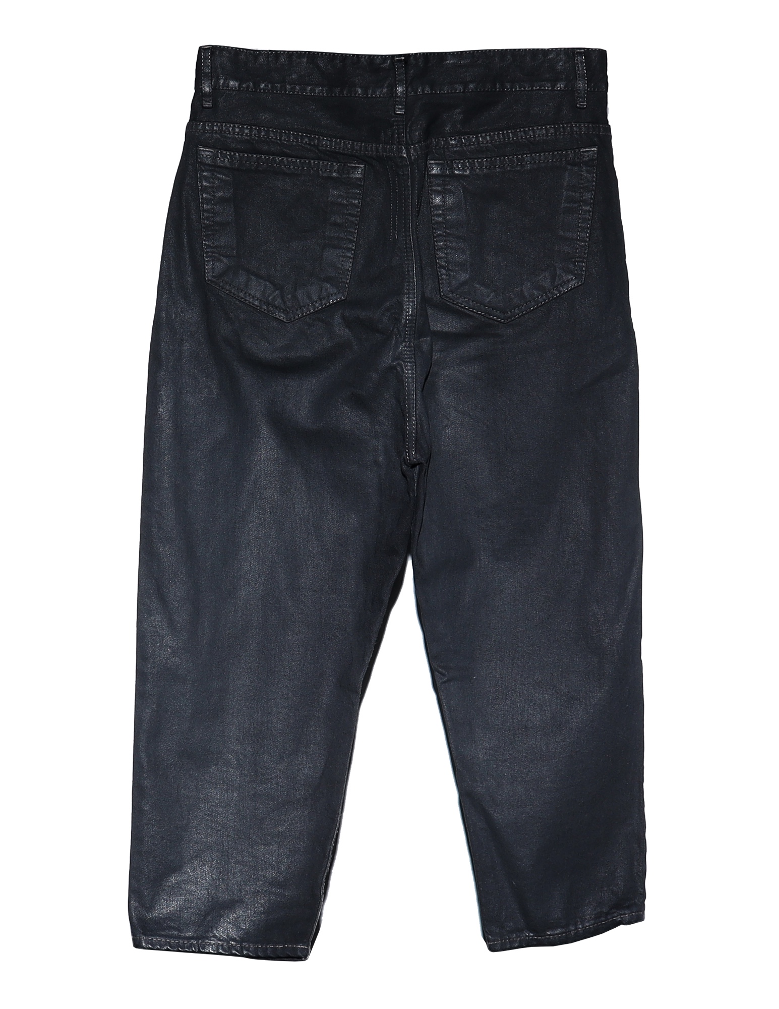 Rick Owens DRKSHDW Black Matte Waxed Jeans - 2
