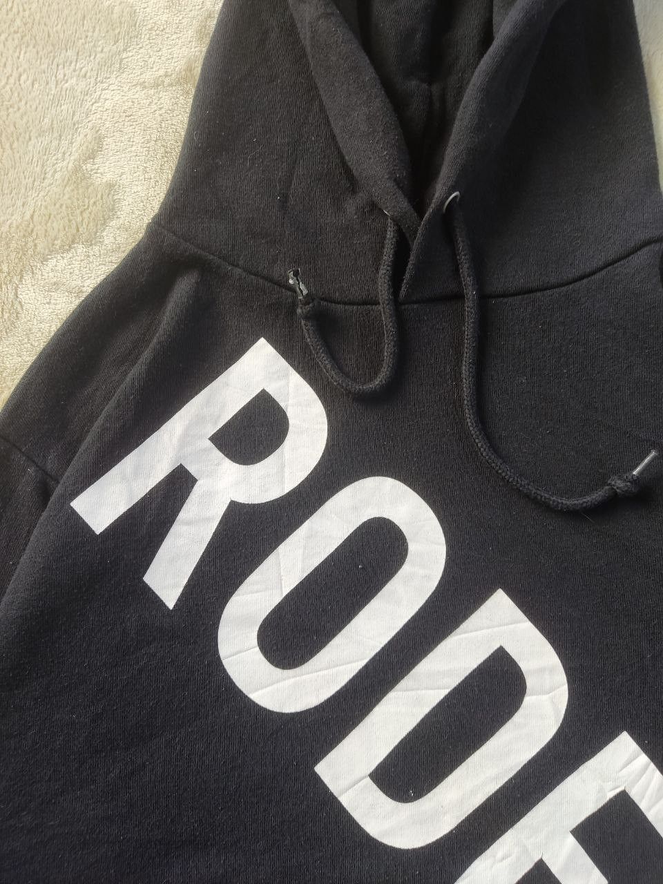 Japanese Brand - RODEO CROWN Spellout Big Graphic Baggy Pullover Hoodie - 8