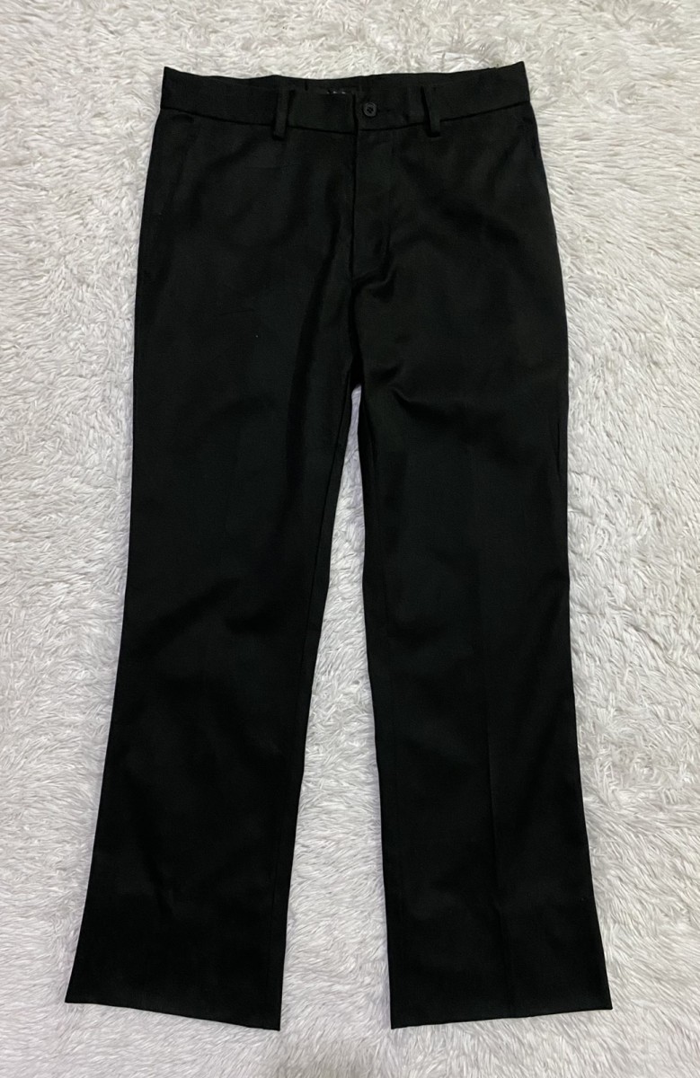 A.P.C Vintage Black Polyester + Cotton Pants Made in Japan - 1